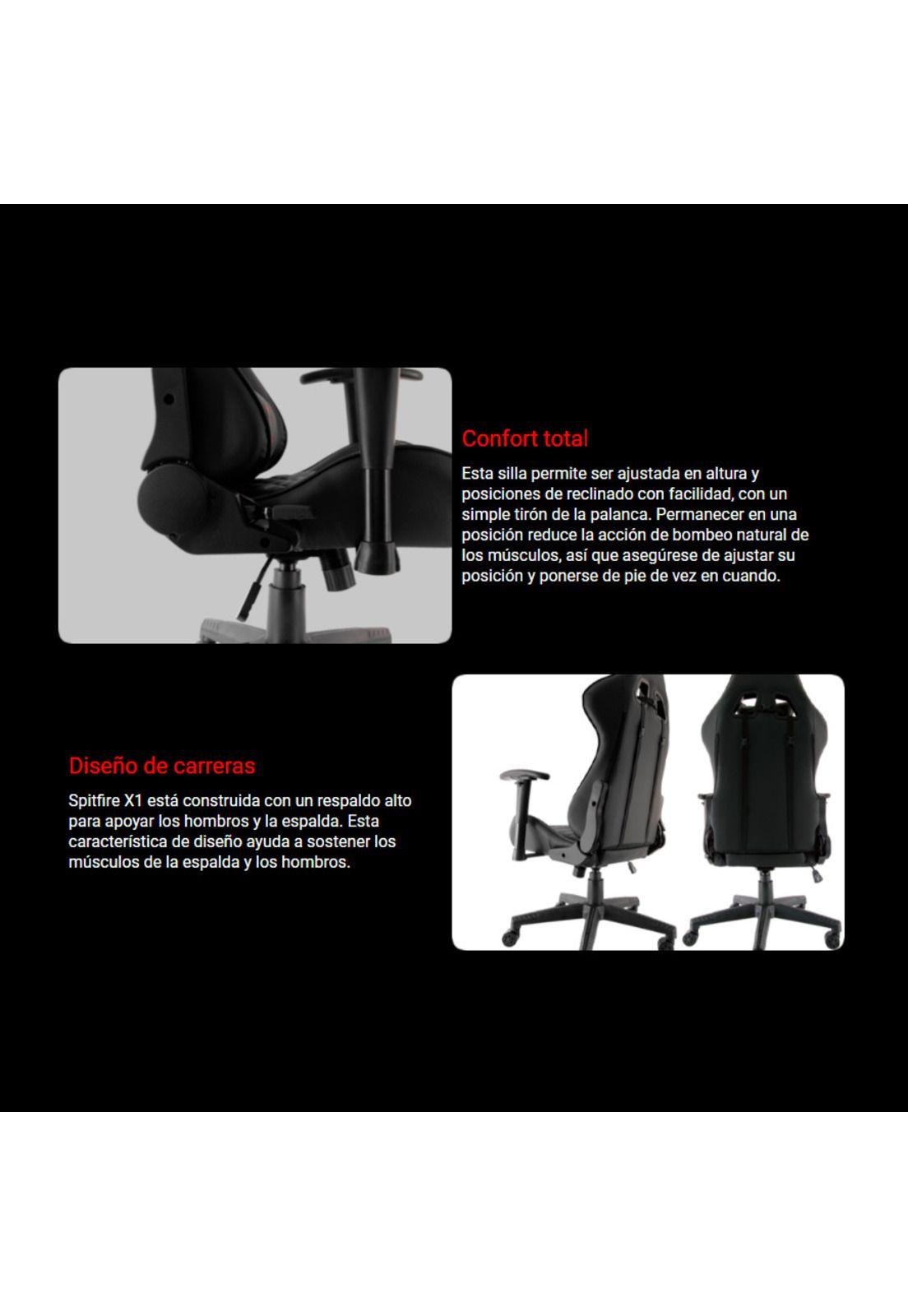 Silla Gamer Riotoro Spitfire X1-3
