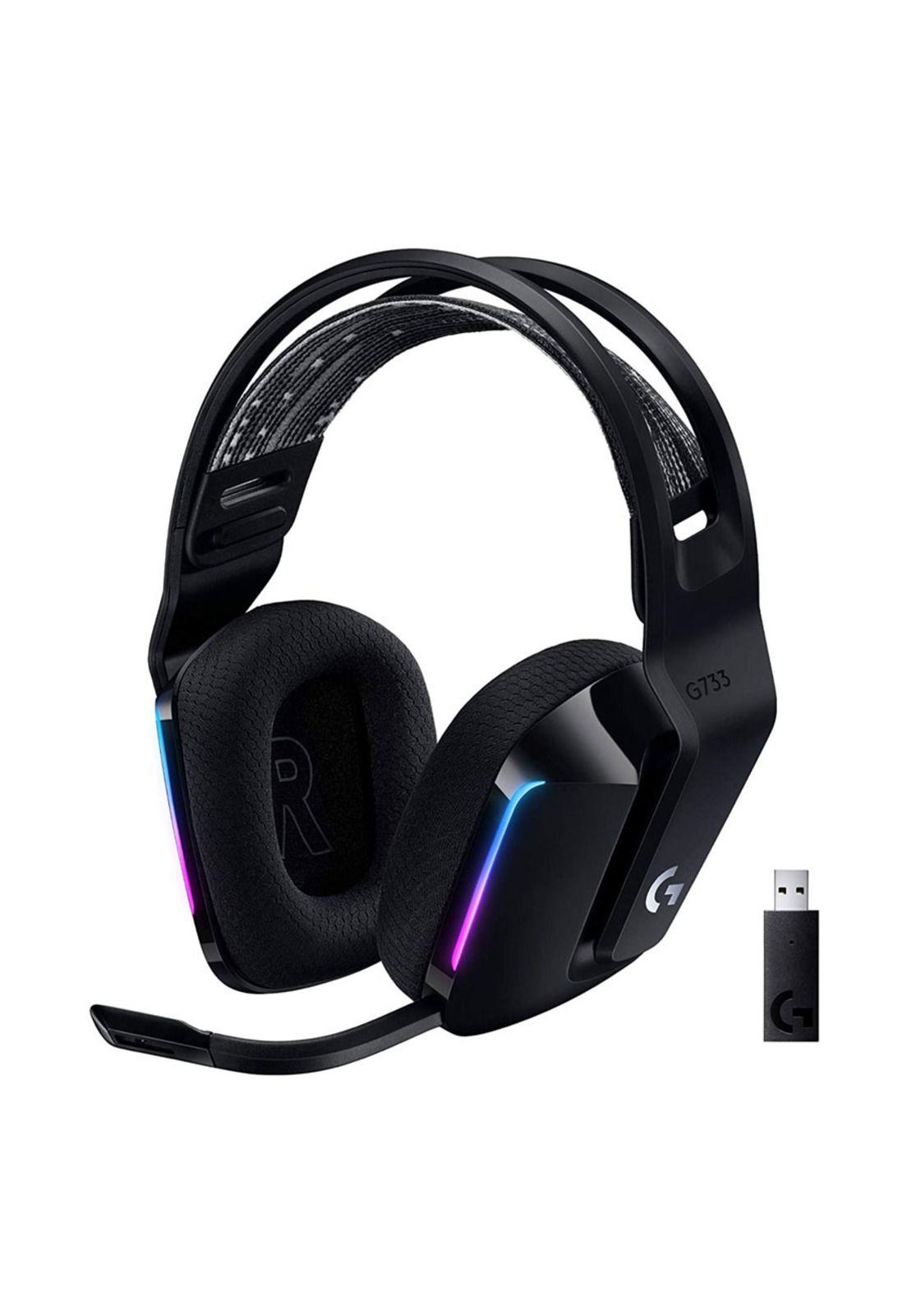 Audífonos Gamer Logitech G733 Lightspeed Wireless RGB Negro-0