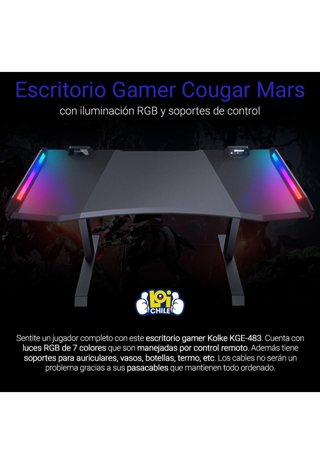 Escritorio Gamer Cougar Mars RGB + Hub-1