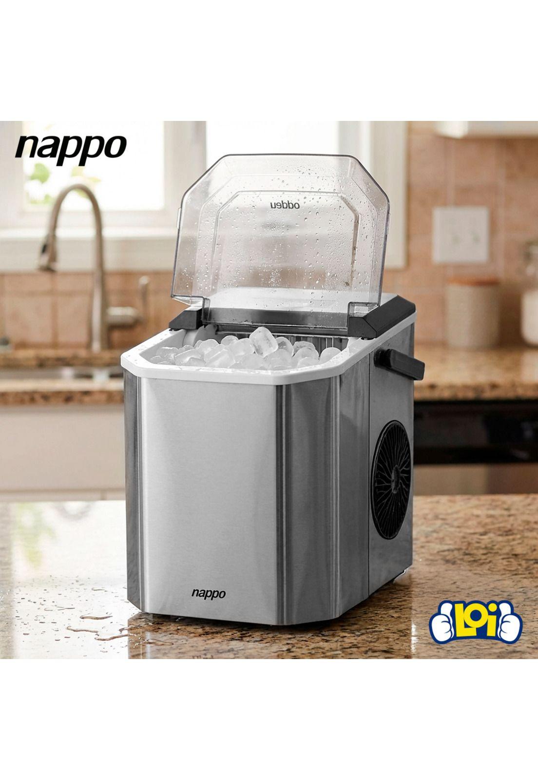 Maquina de Hielo Nappo 165W 2 Tamaños Touch Autolimpieza-5
