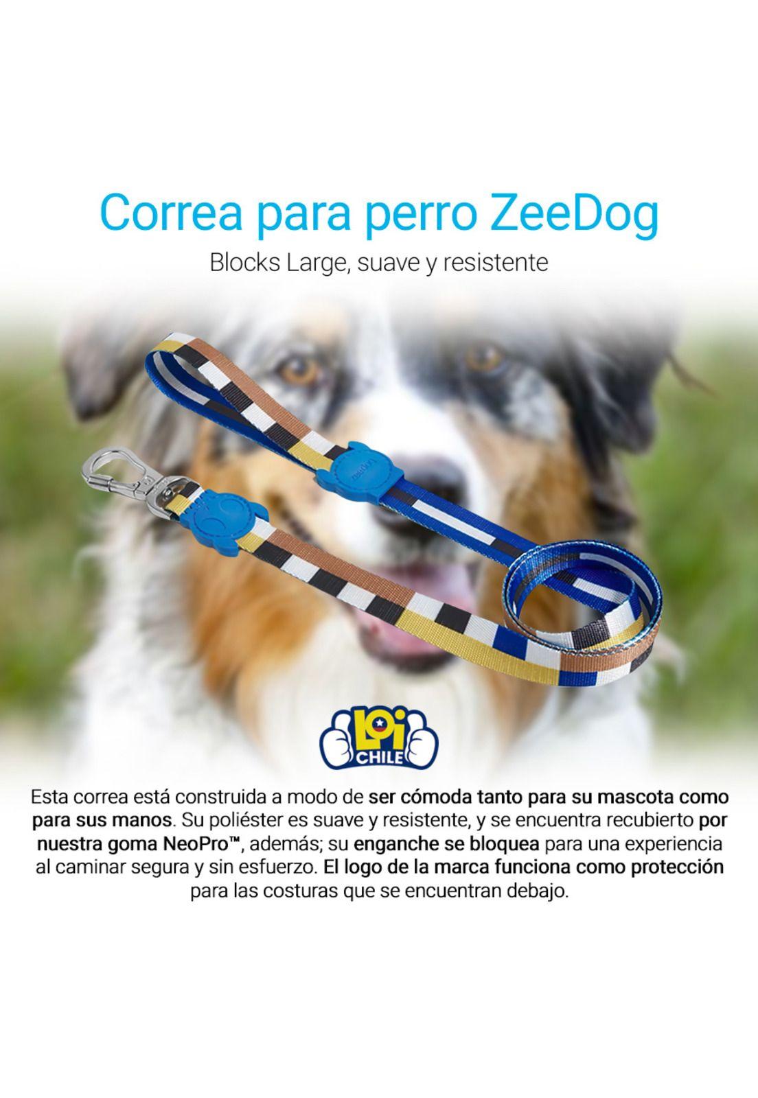 Correa Para Perro Zedoog Blocks Large-1