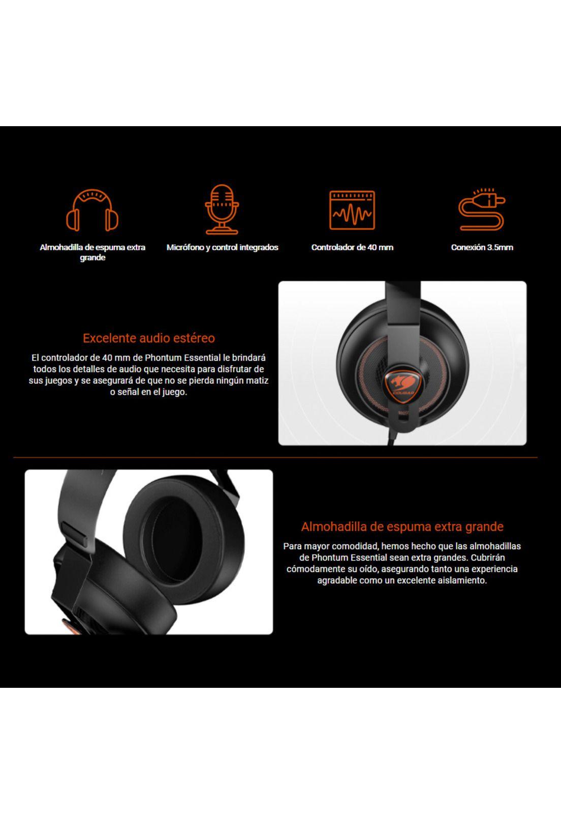Audifonos Gamer Cougar Phontum Essential-2