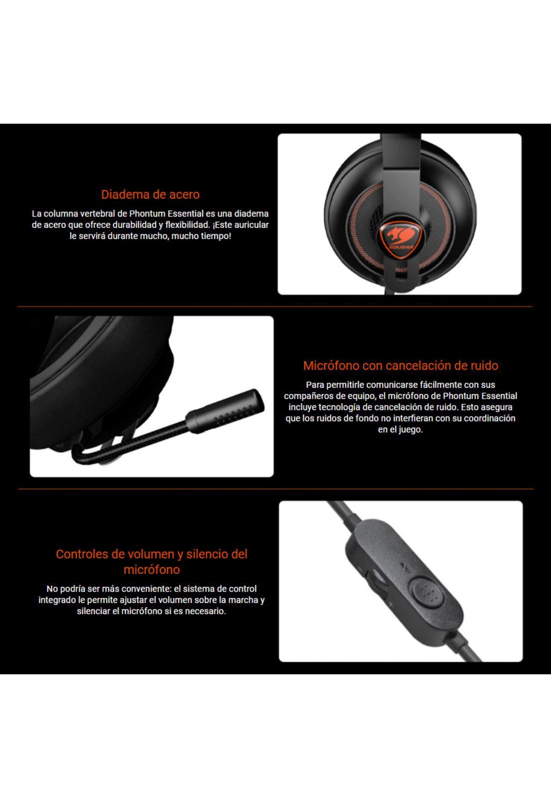 Audifonos Gamer Cougar Phontum Essential-3