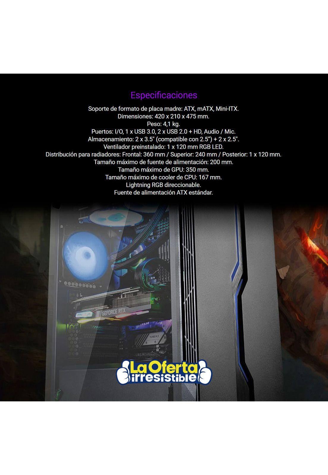 Gabinete Gamer MSI MAG Vampiric 010-3