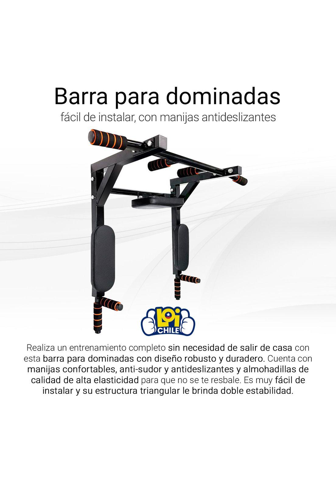 Barra de Ejercicios Multifuncional Nappo Dominadas Triceps Abdominales-4