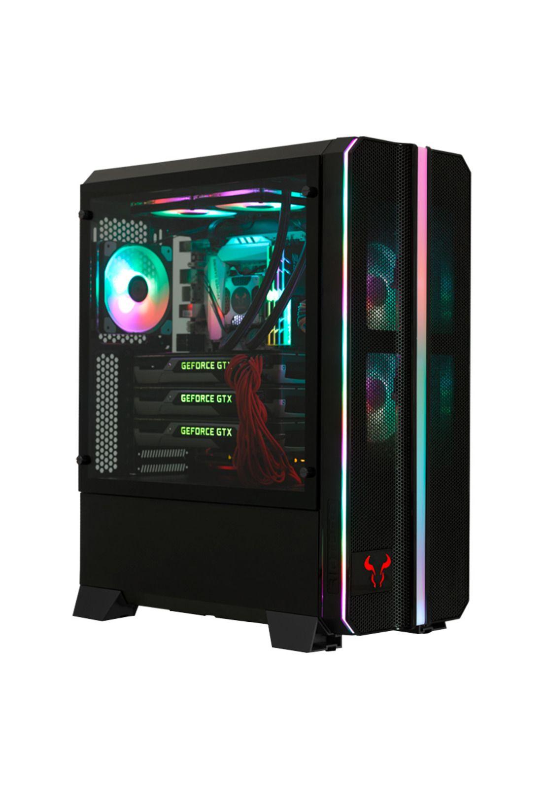 Gabinete Gamer Riotoro CR1288TG Full Tower RGB Vidrio Templado-0