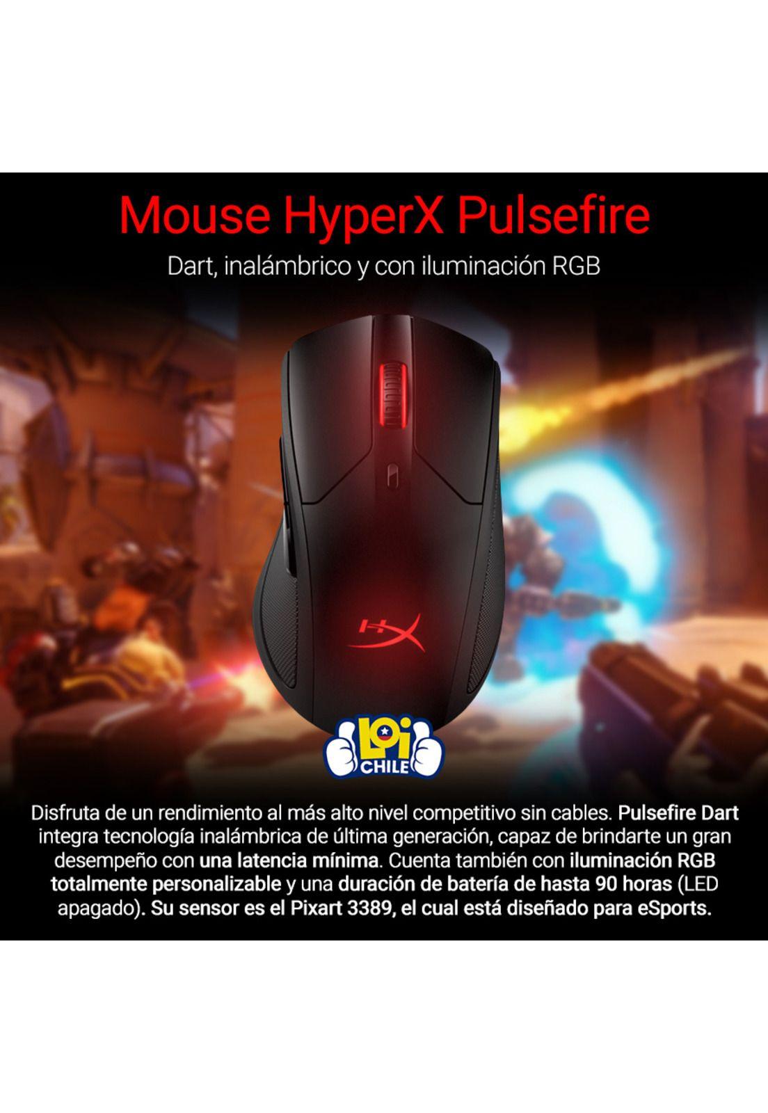 Mouse Gamer Inalambrico HyperX Pulsefire Dart-1