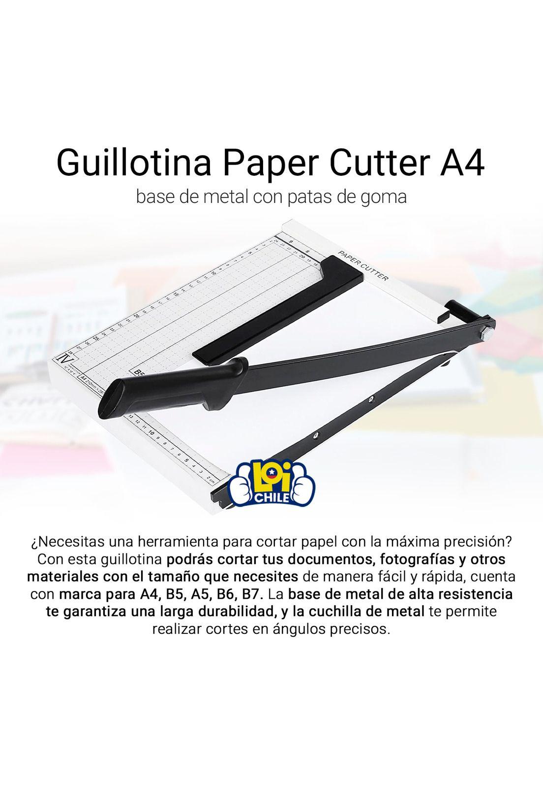 Guillotina Metálica Nappo A4 30x25-1