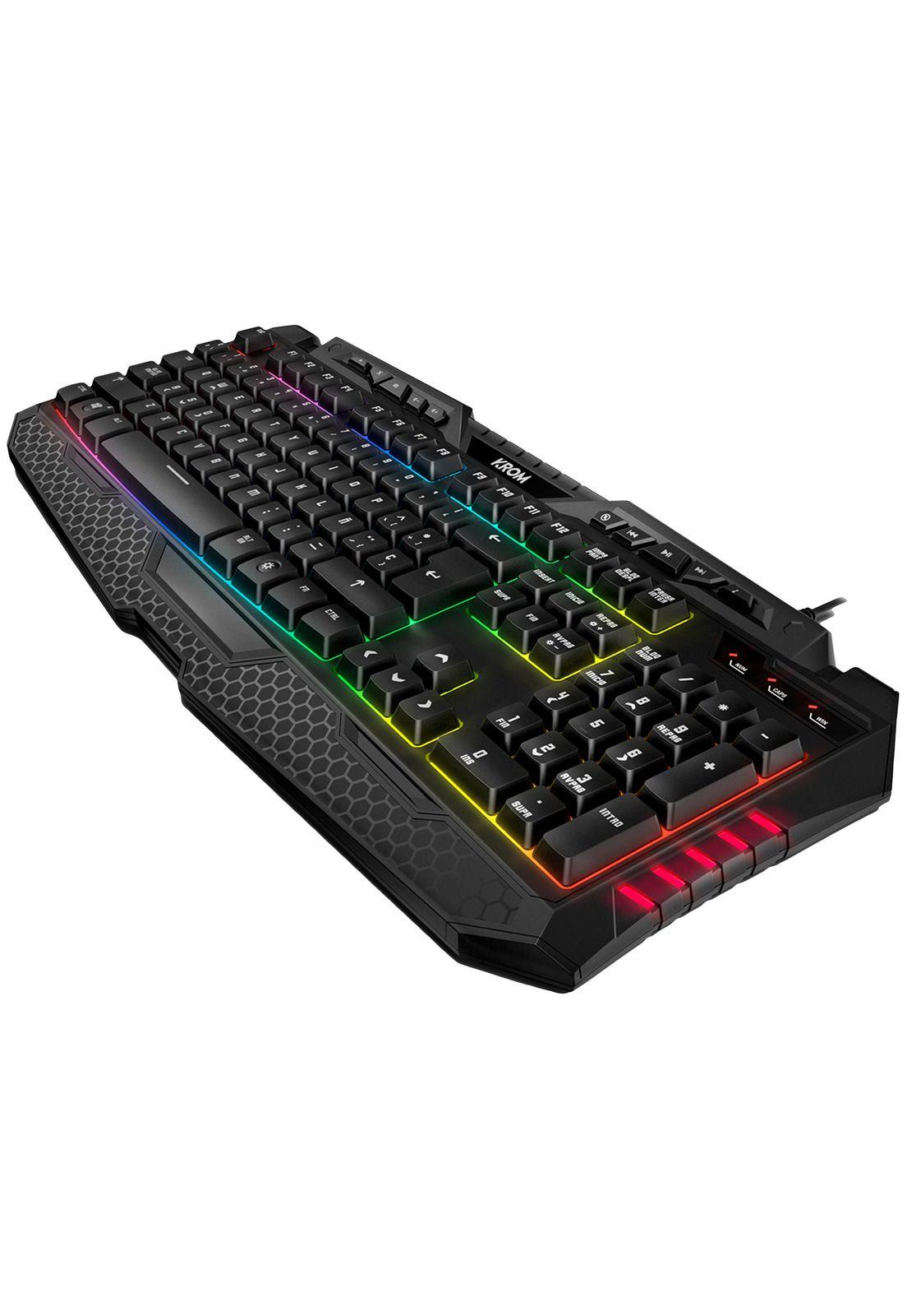 Teclado Gamer Krom Kyra RGB-5