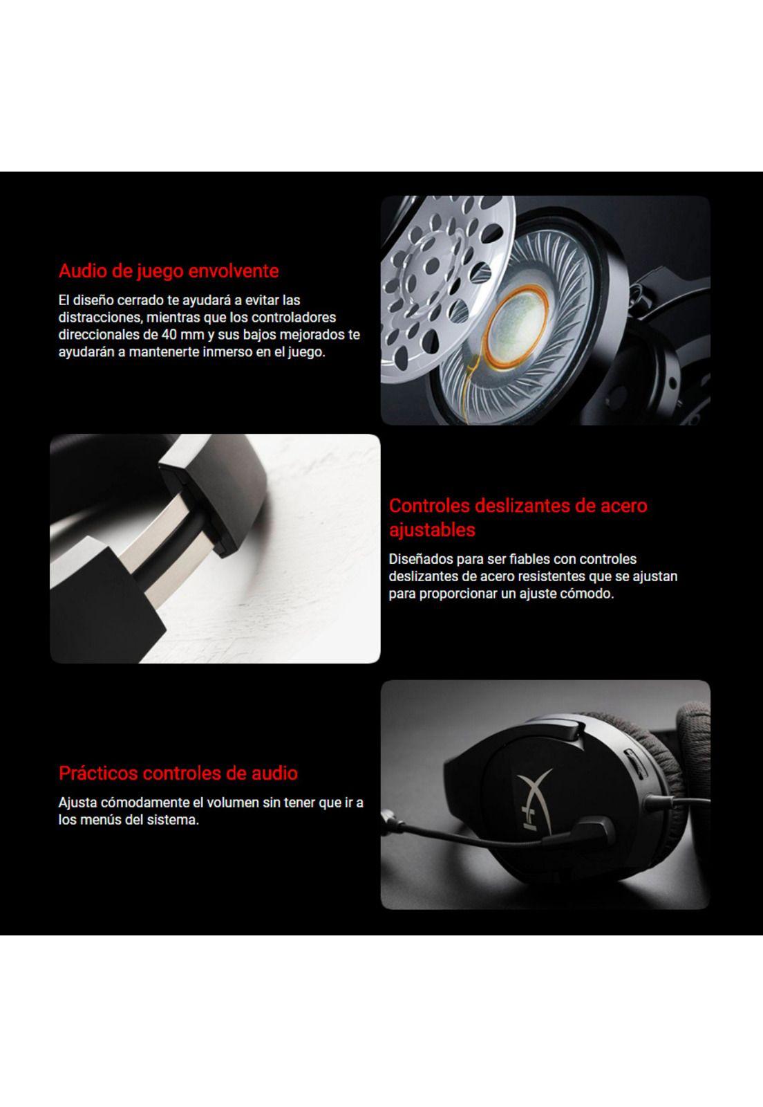 Audifonos Gamer Inalámbricos HyperX Cloud Stinger-3