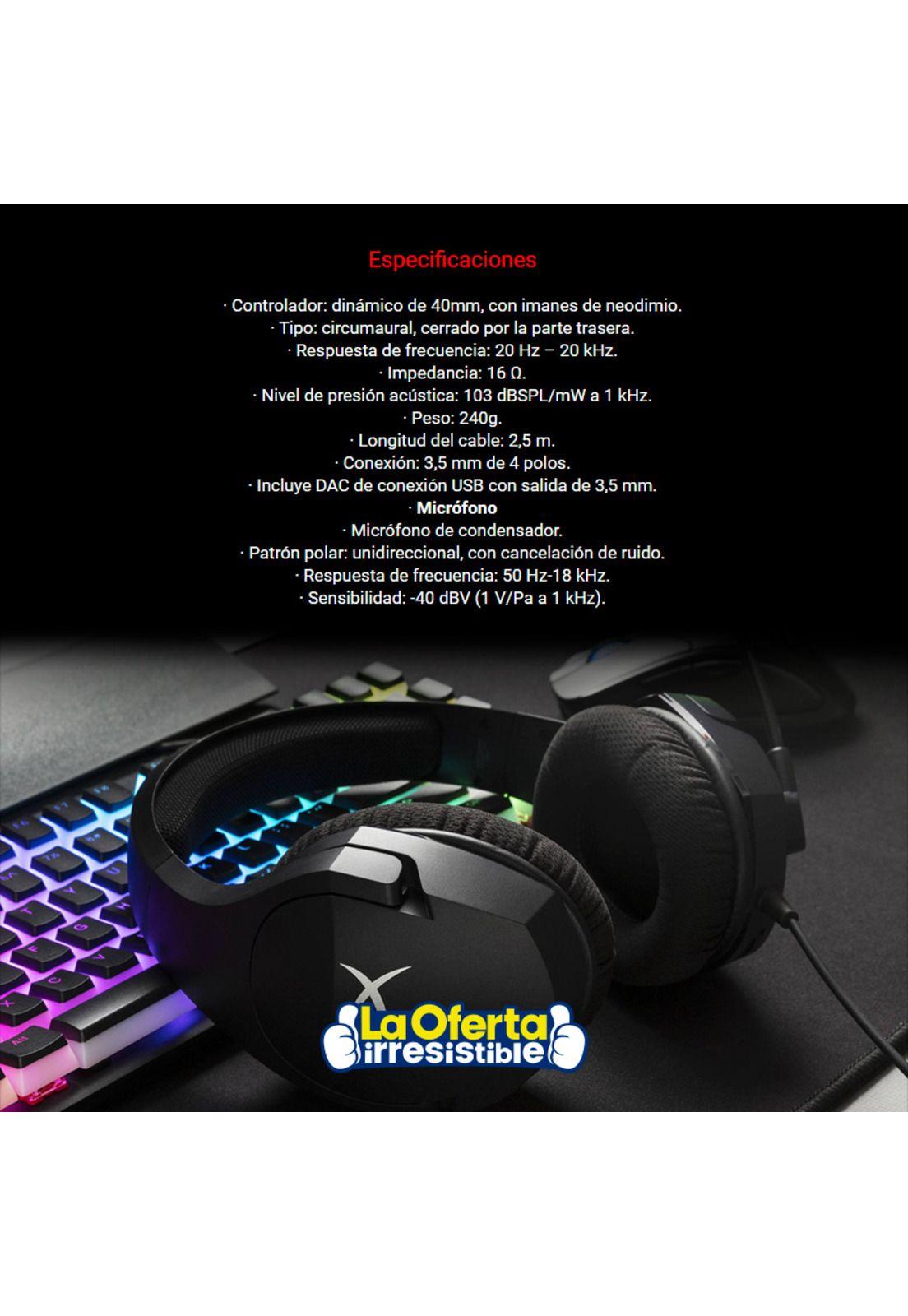 Audifonos Gamer Inalámbricos HyperX Cloud Stinger-4