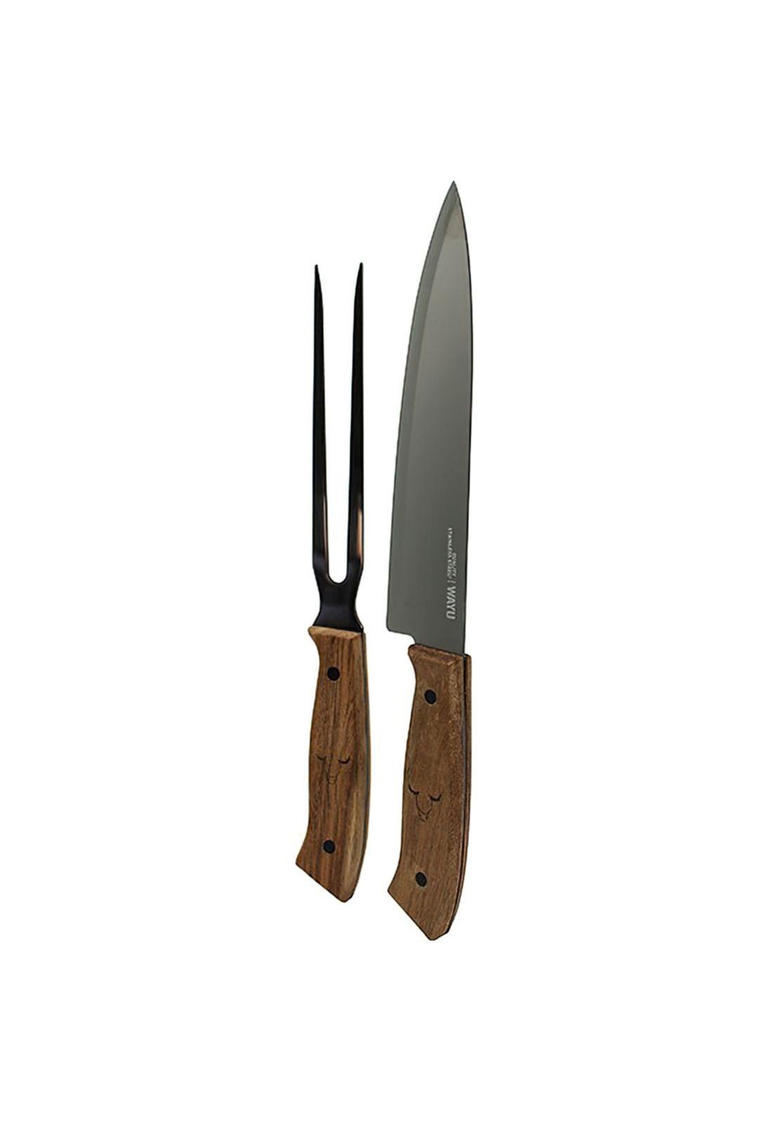 Set Parrillero Cuchillo + Tenedor PRM Wayu-4