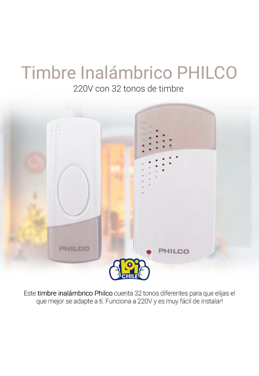 Timbre Inalambrico 220V Philco-1