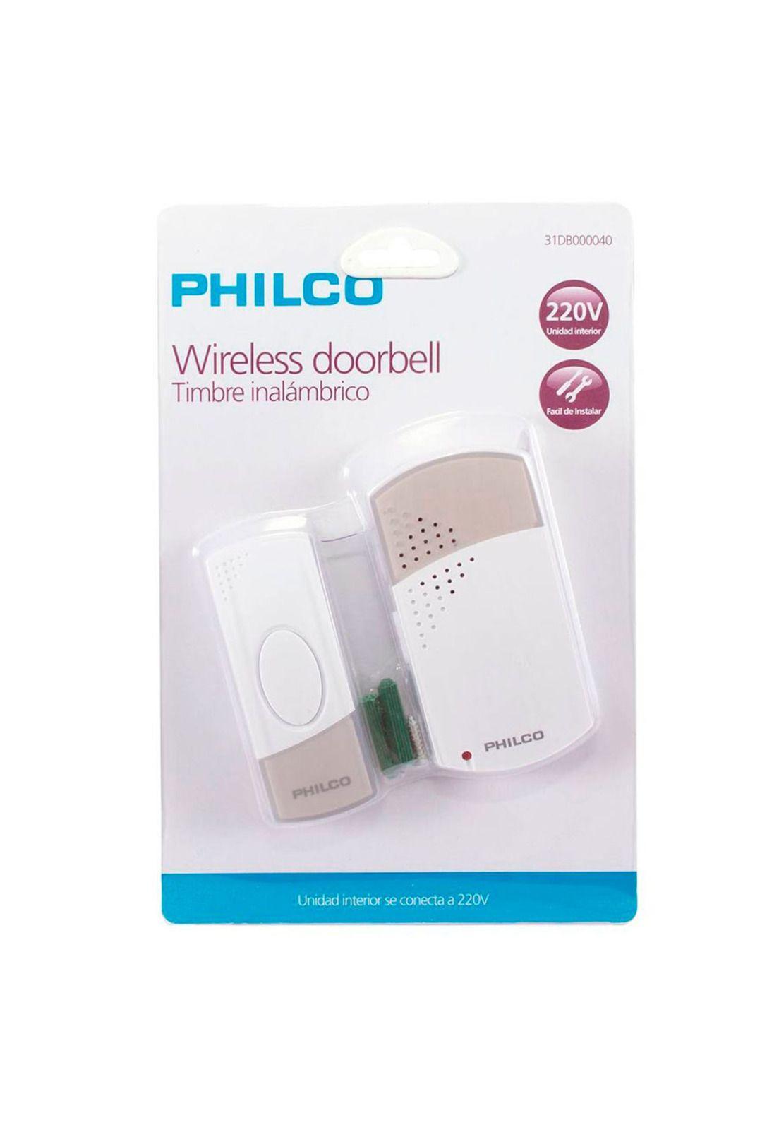 Timbre Inalambrico 220V Philco-3