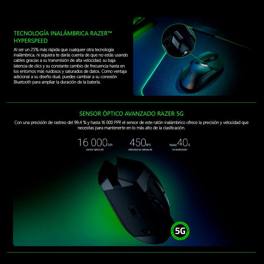Mouse Gamer Inalámbrico Razer Basilik X Hyperseed FPS RGB-2