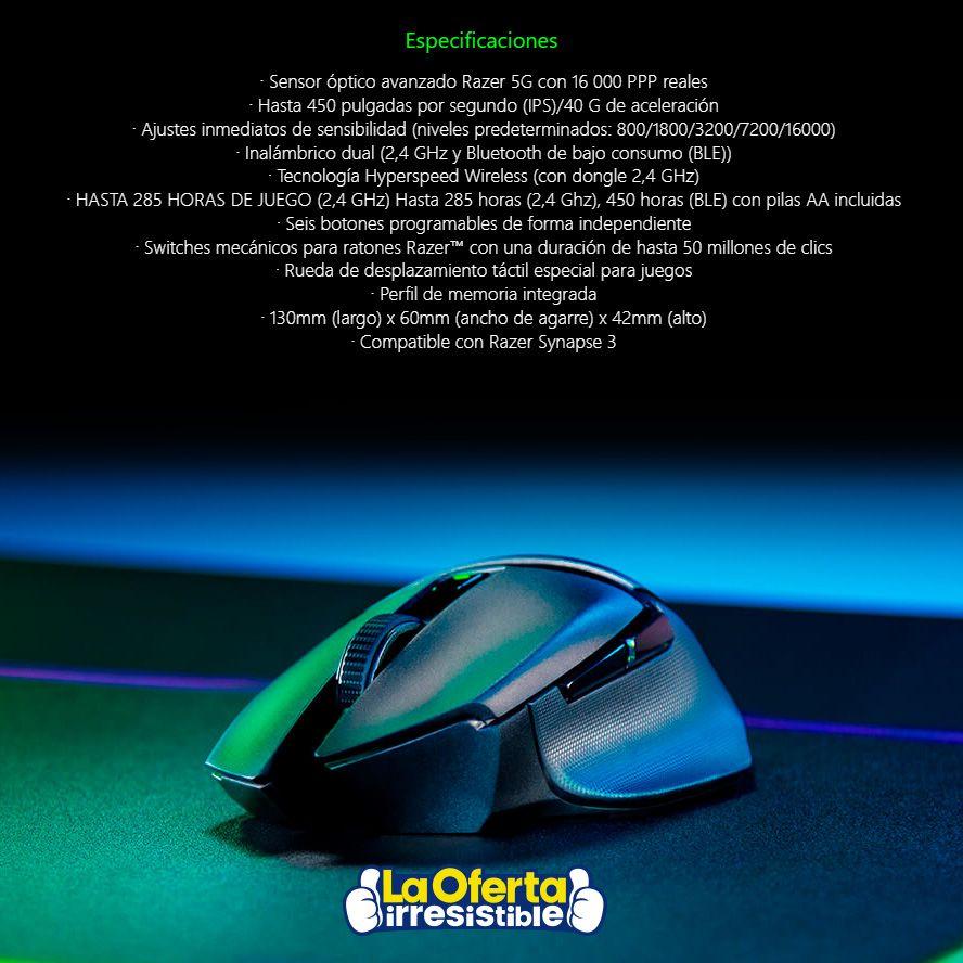 Mouse Gamer Inalámbrico Razer Basilik X Hyperseed FPS RGB-4