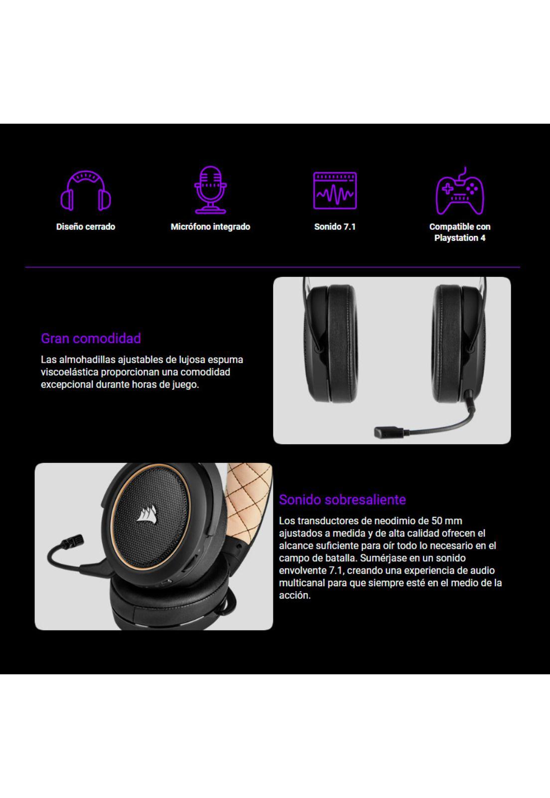 Audifonos Gamer Corsair HS70 Pro-2