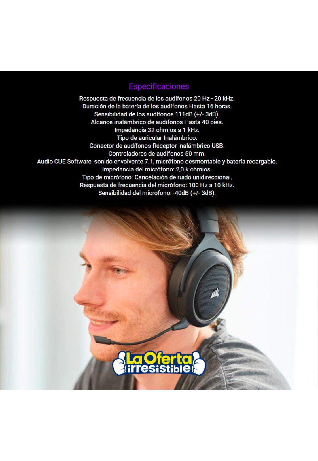 Audifonos Gamer Corsair HS70 Pro-4