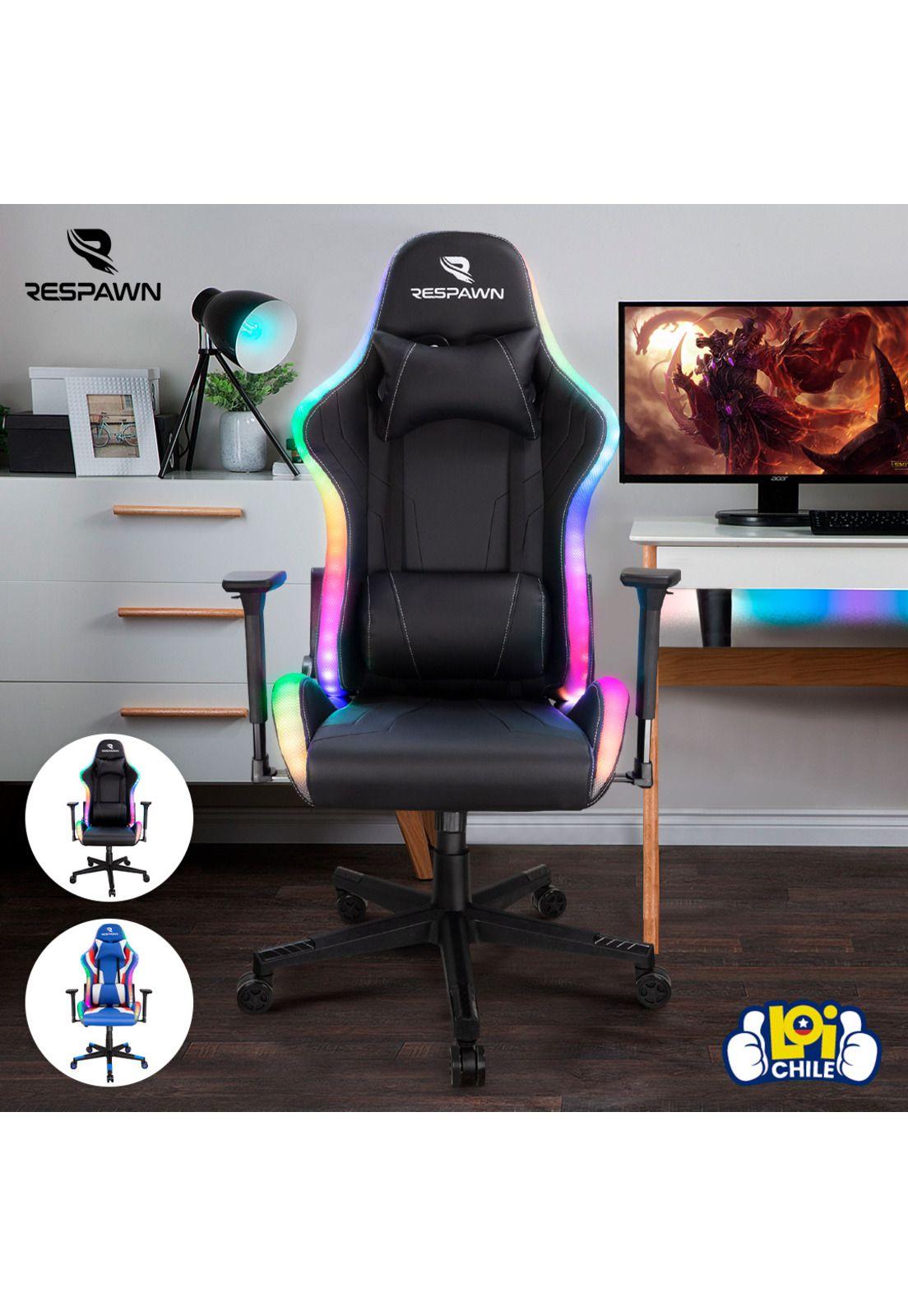 Silla Gamer Respawn 700 Pro RGB Negra Ergonómica Reclinable-3