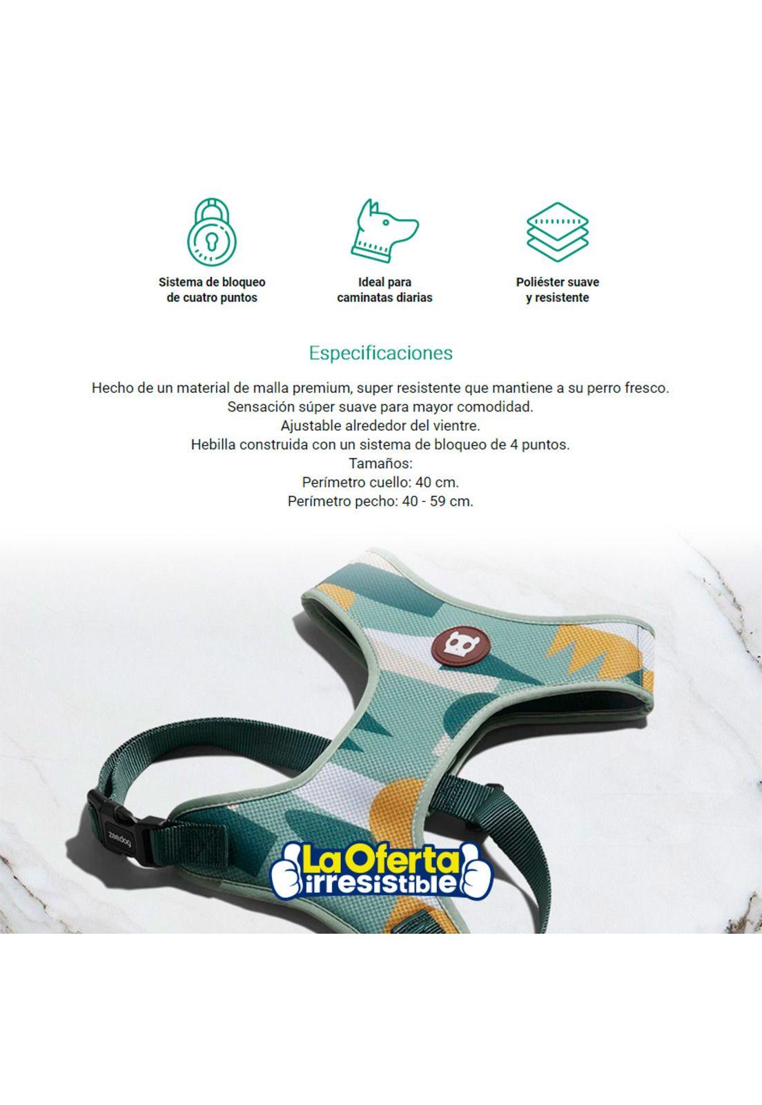 Arnes Para Perro Zeedog Air Mesh Apache Medium-2