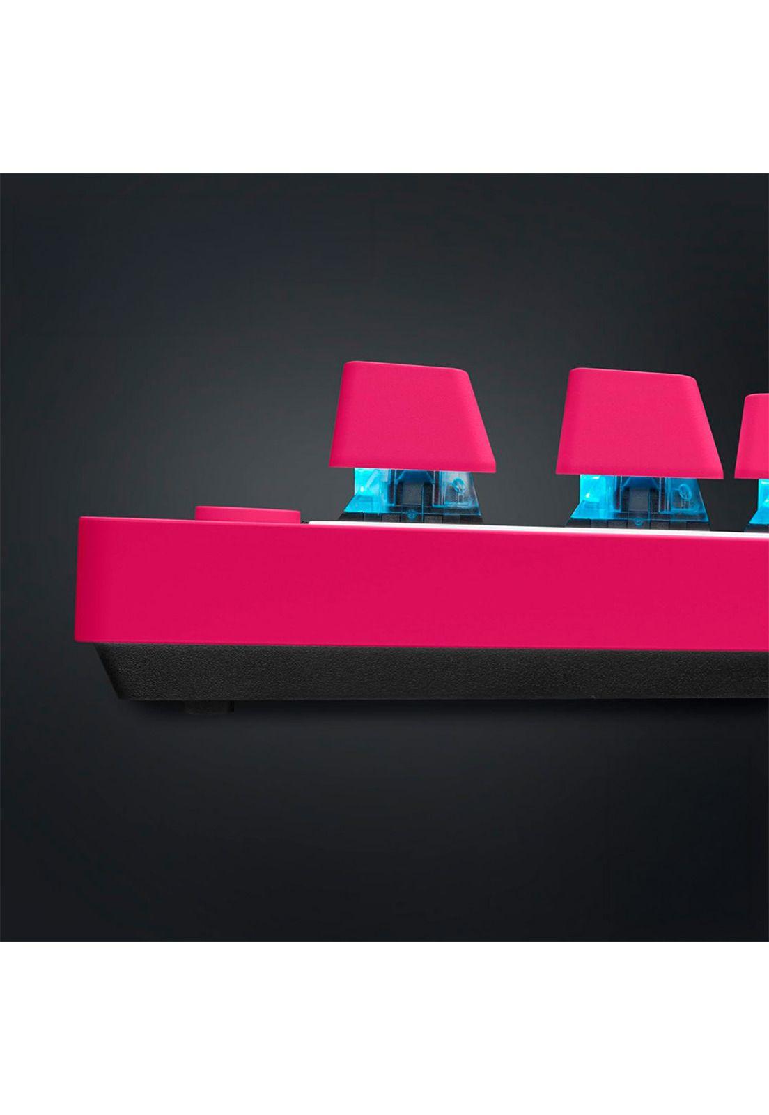 Teclado Logitech G Pro X TKL Lightspeed Inalámbrico Magenta-4