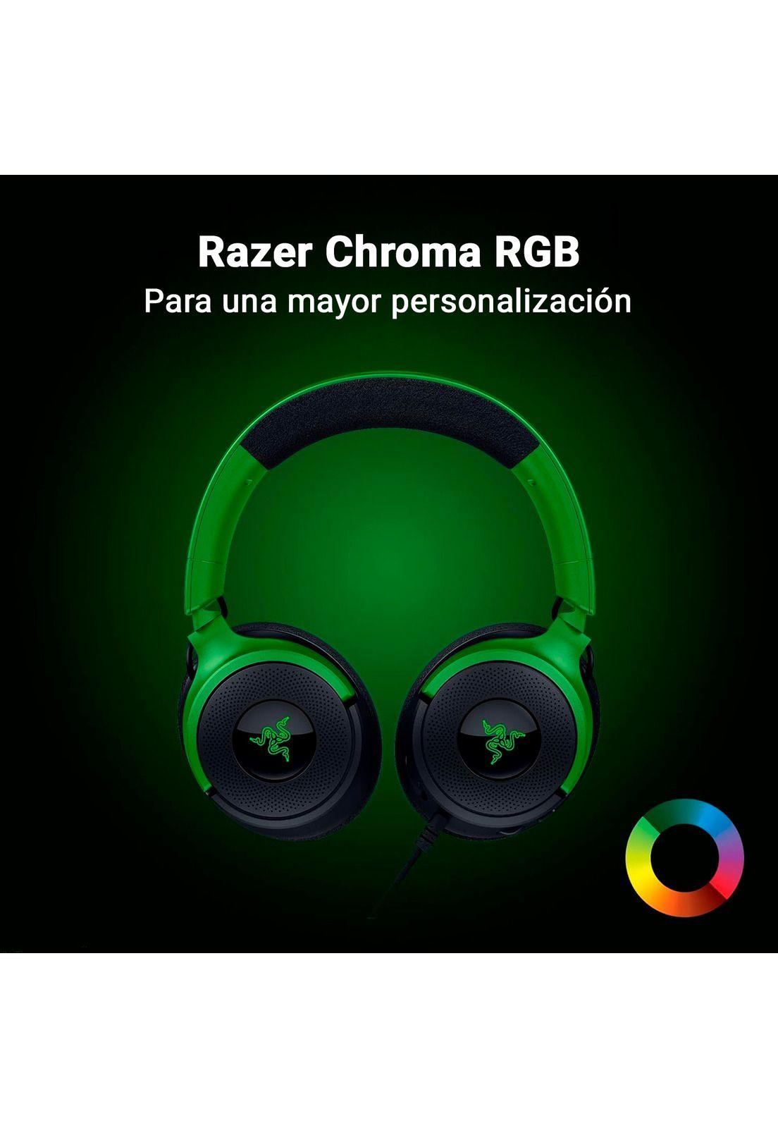 Audífonos Gamer Razer Kraken V4 X Minecraft Edition-3