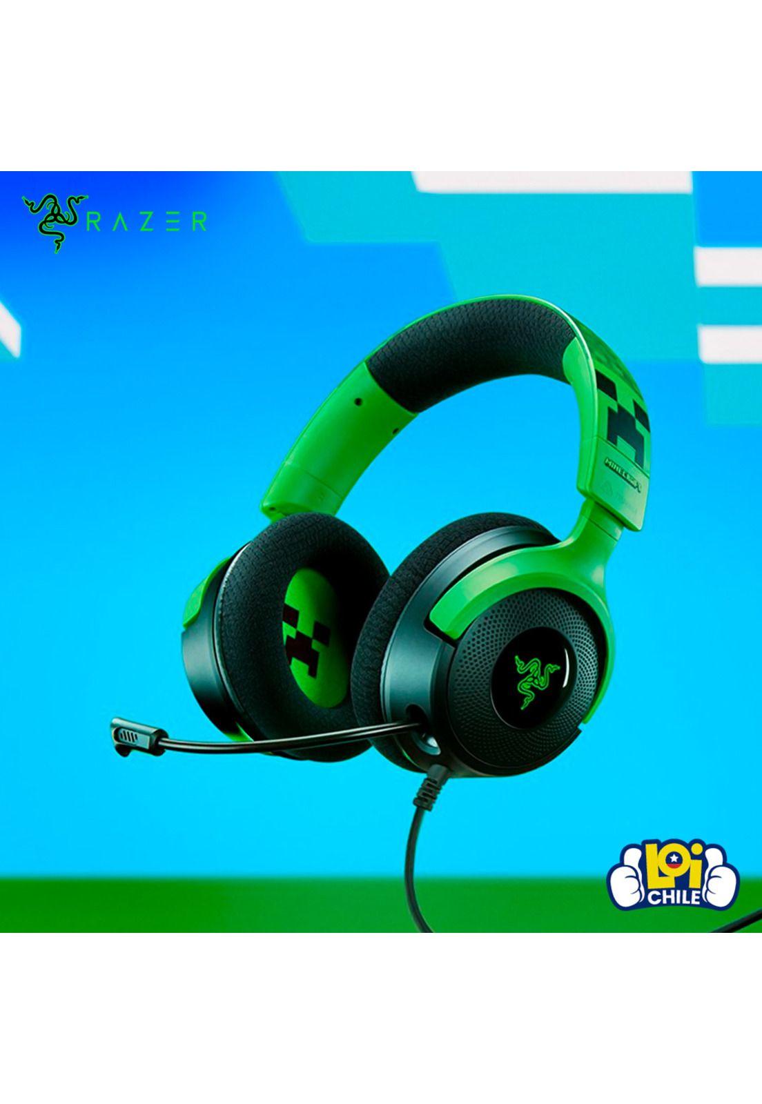 Audífonos Gamer Razer Kraken V4 X Minecraft Edition-8