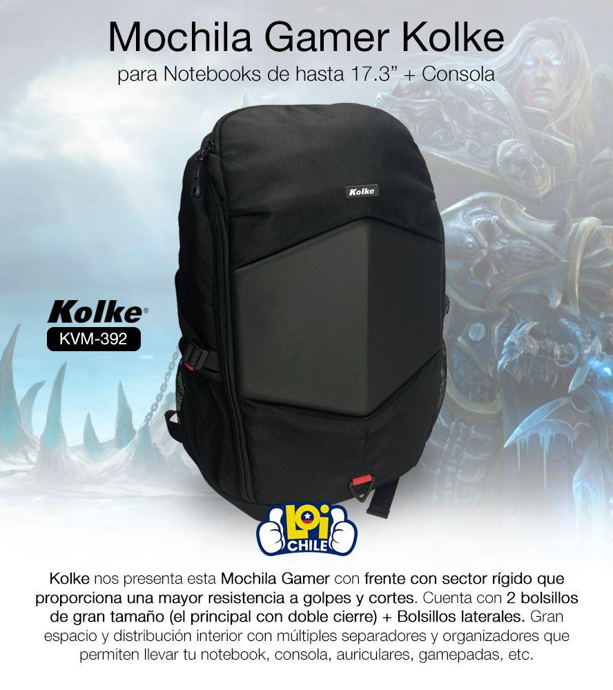 Mochila Gamer Kolke para Notebook Hasta 17,3' + Consola-1