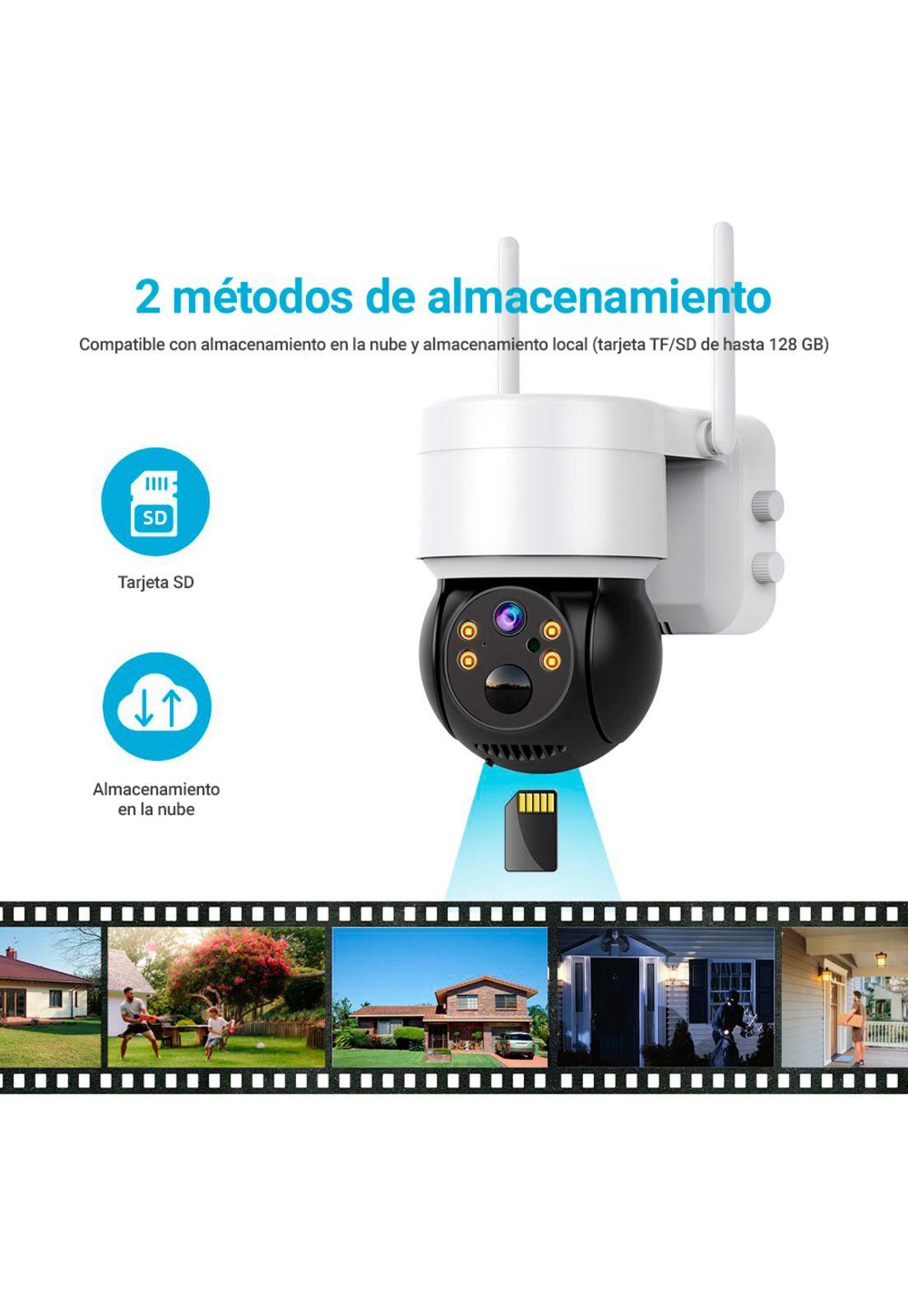 Cámara de Seguridad Inalámbrica Kolke 4MP Solar y Batería-2