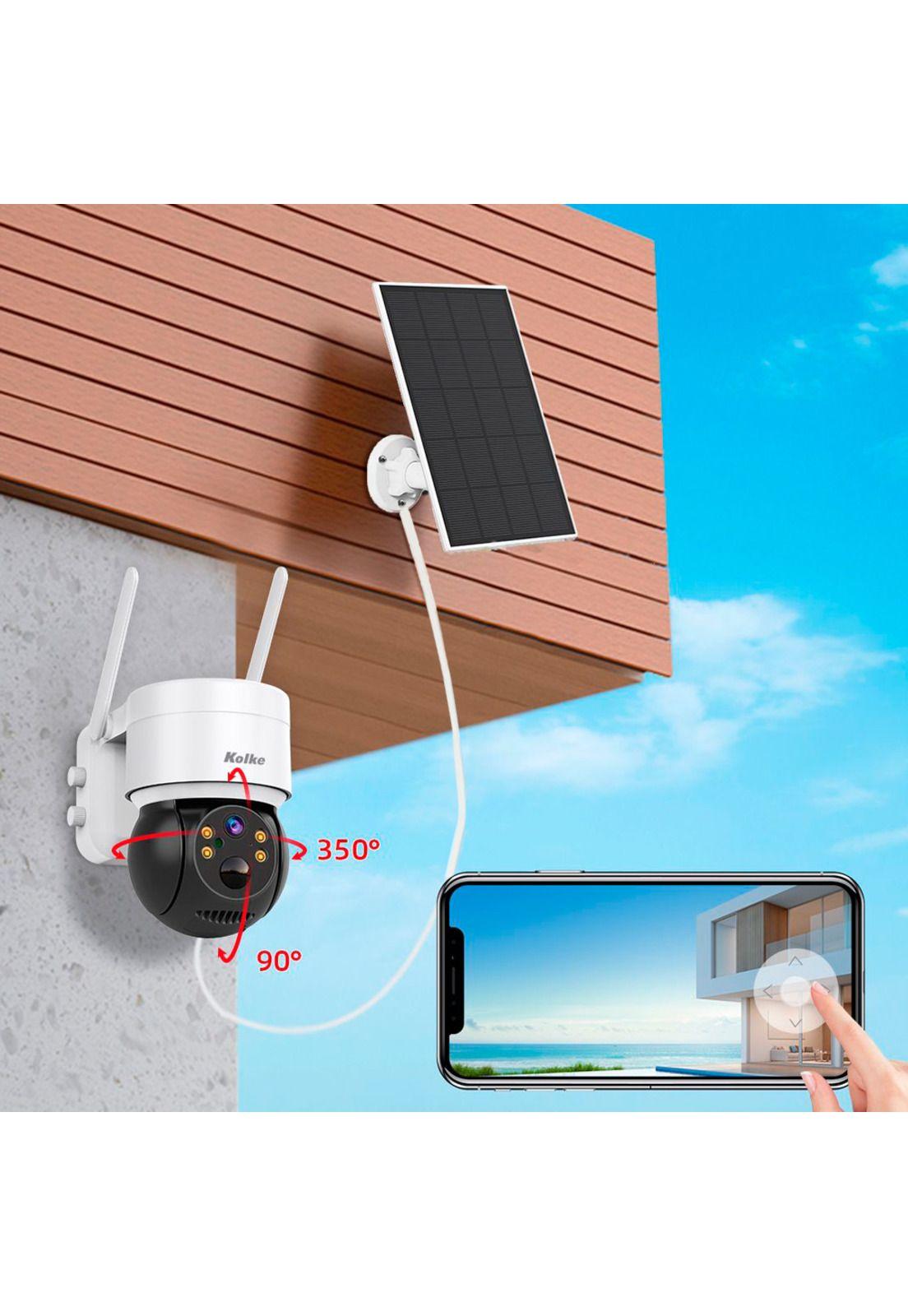 Cámara de Seguridad Inalámbrica Kolke 4MP Solar y Batería-6