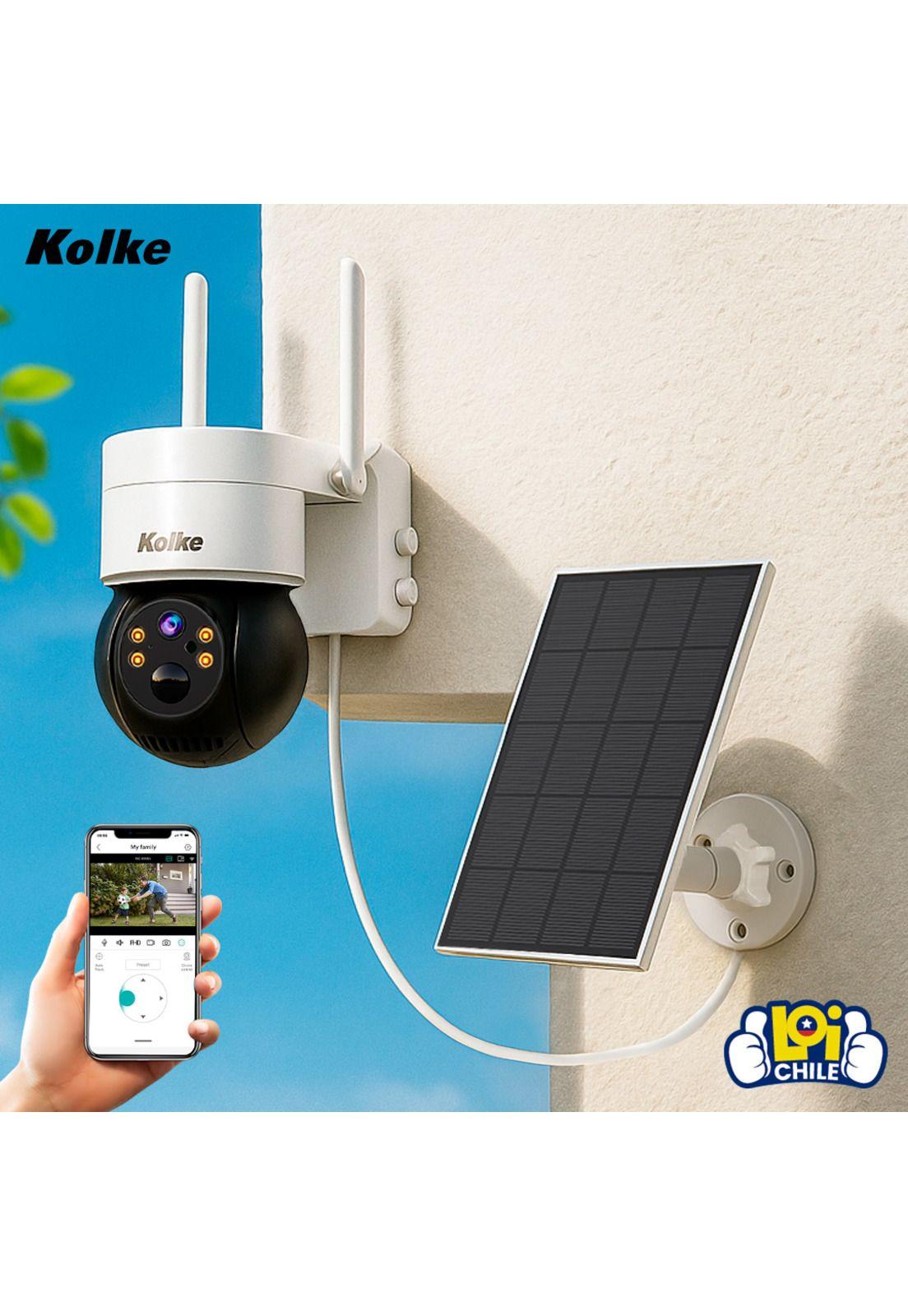 Cámara de Seguridad Inalámbrica Kolke 4MP Solar y Batería-8