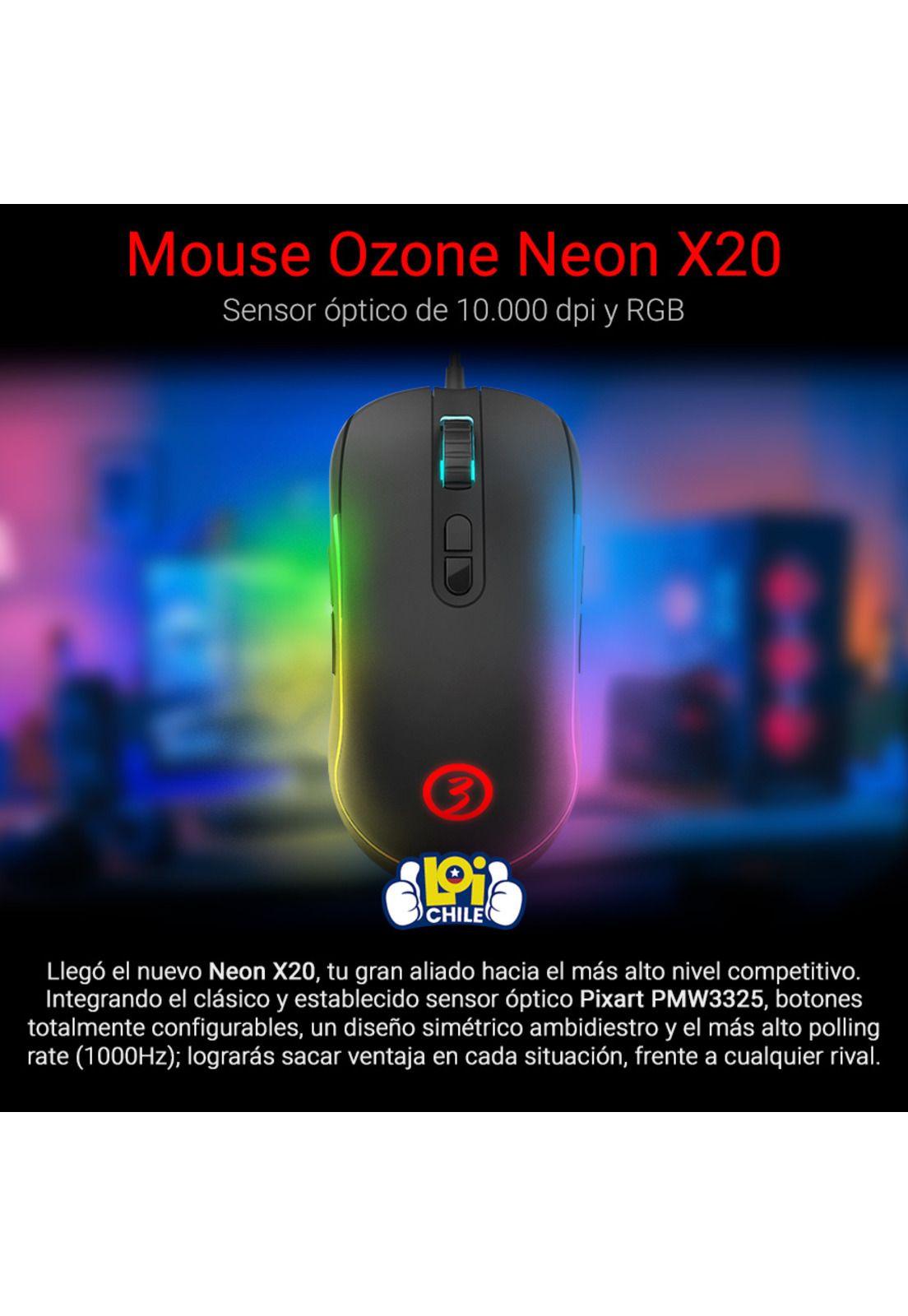 Mouse Gamer OZONE Neon X20-6