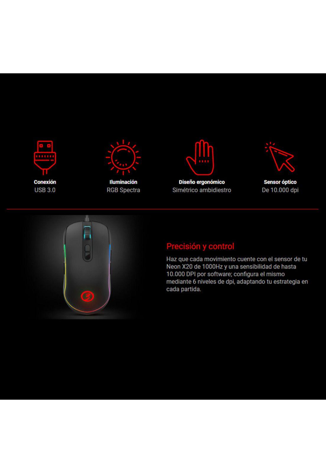 Mouse Gamer OZONE Neon X20-7