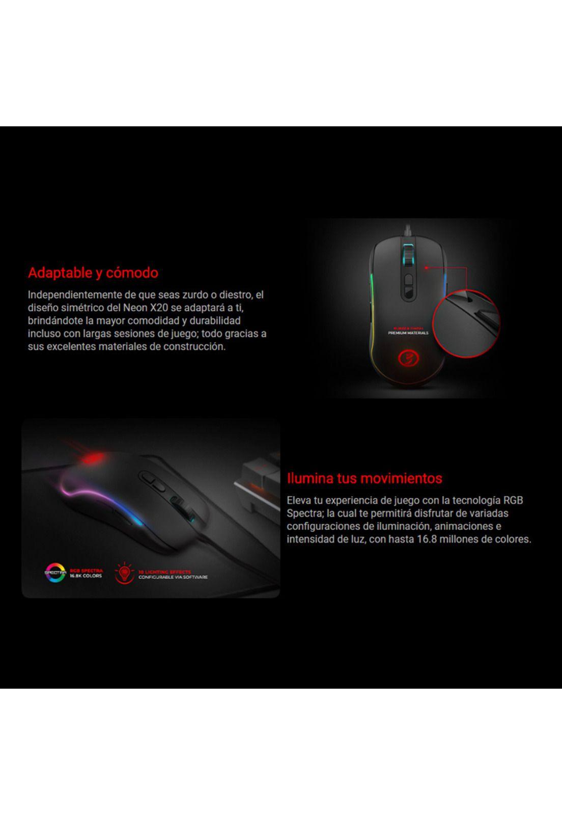 Mouse Gamer OZONE Neon X20-8