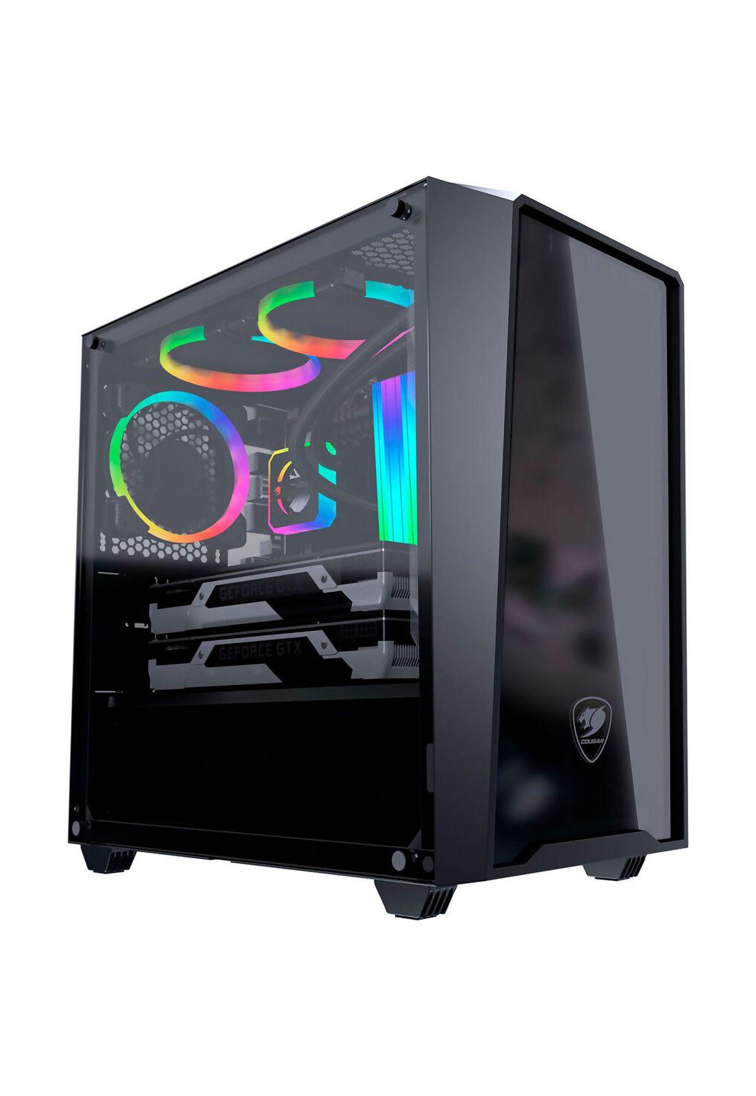 Gabinete Gamer Cougar Mg120-G Con Panel Lateral de Vidrio Templado-0