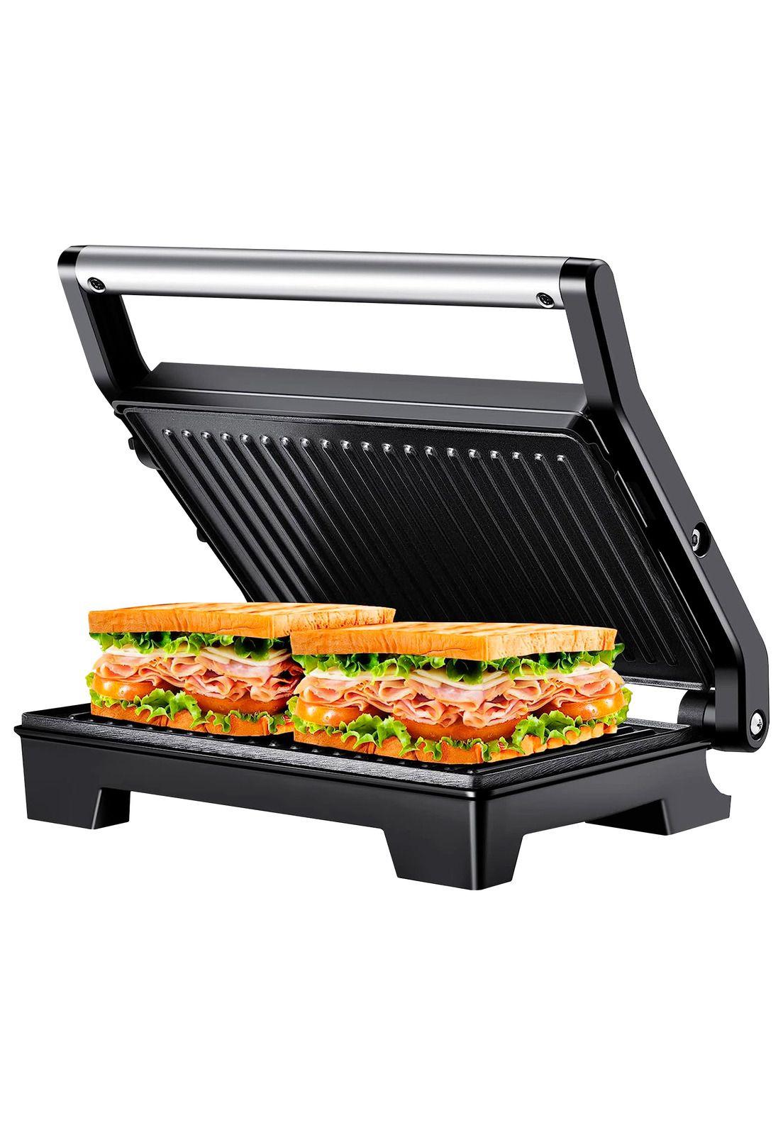 Sandwichera Grill Doble Nappo Panini Parilla 1000w-0