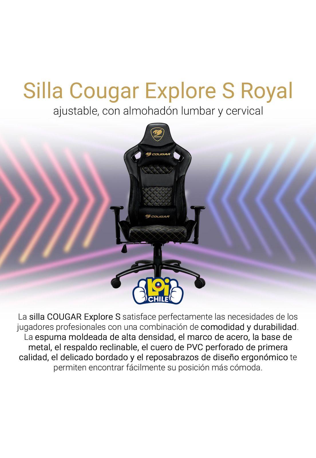 Silla Gamer Cougar Explore S Royal Ergonómica Reclinable-1