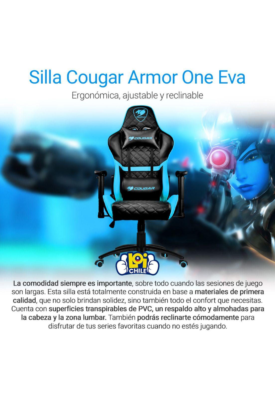 Silla Gamer Cougar Armor One Sky Blue-1