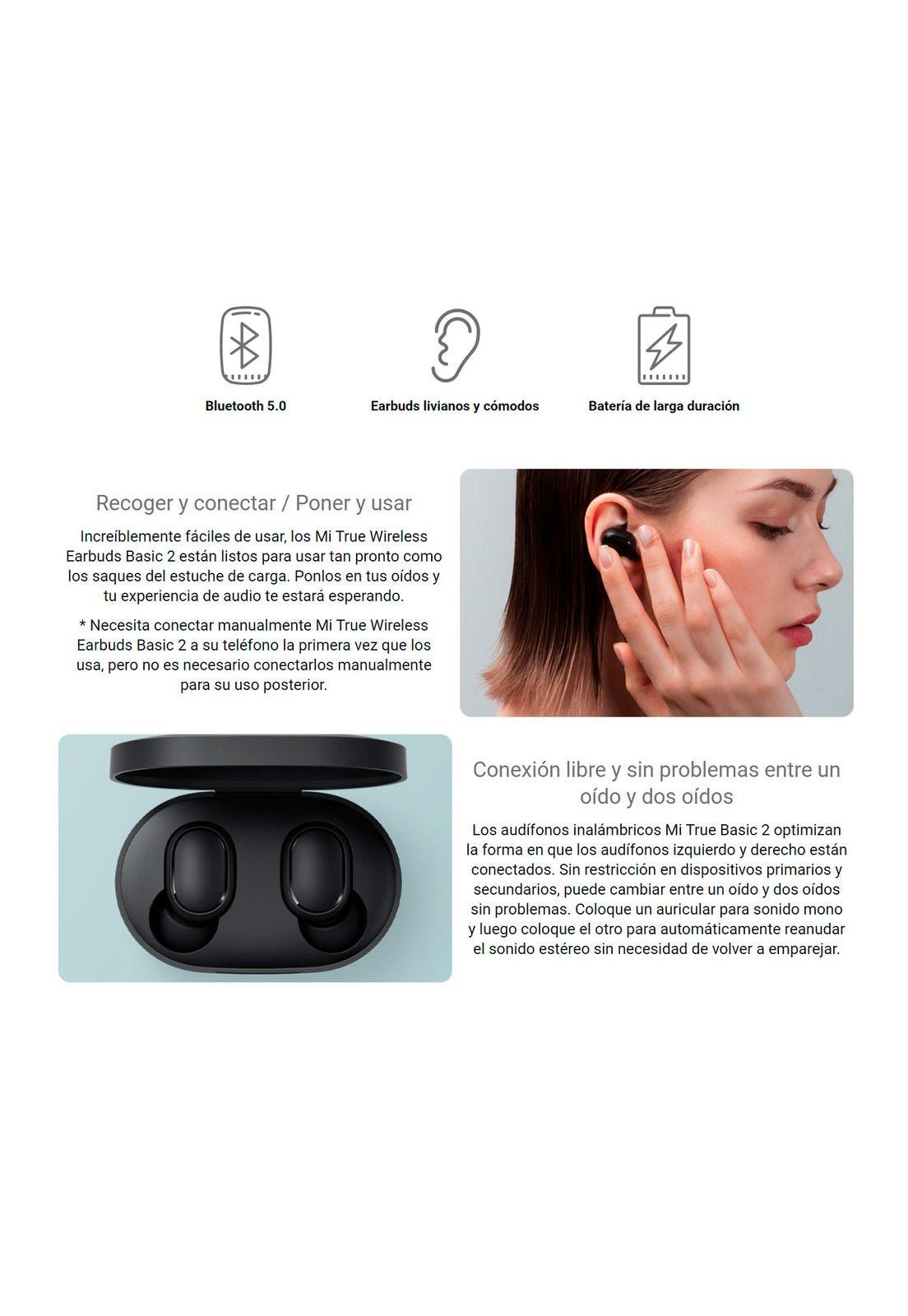 Audífonos Xiaomi Mi True Wireless Earbuds Basic 2-2
