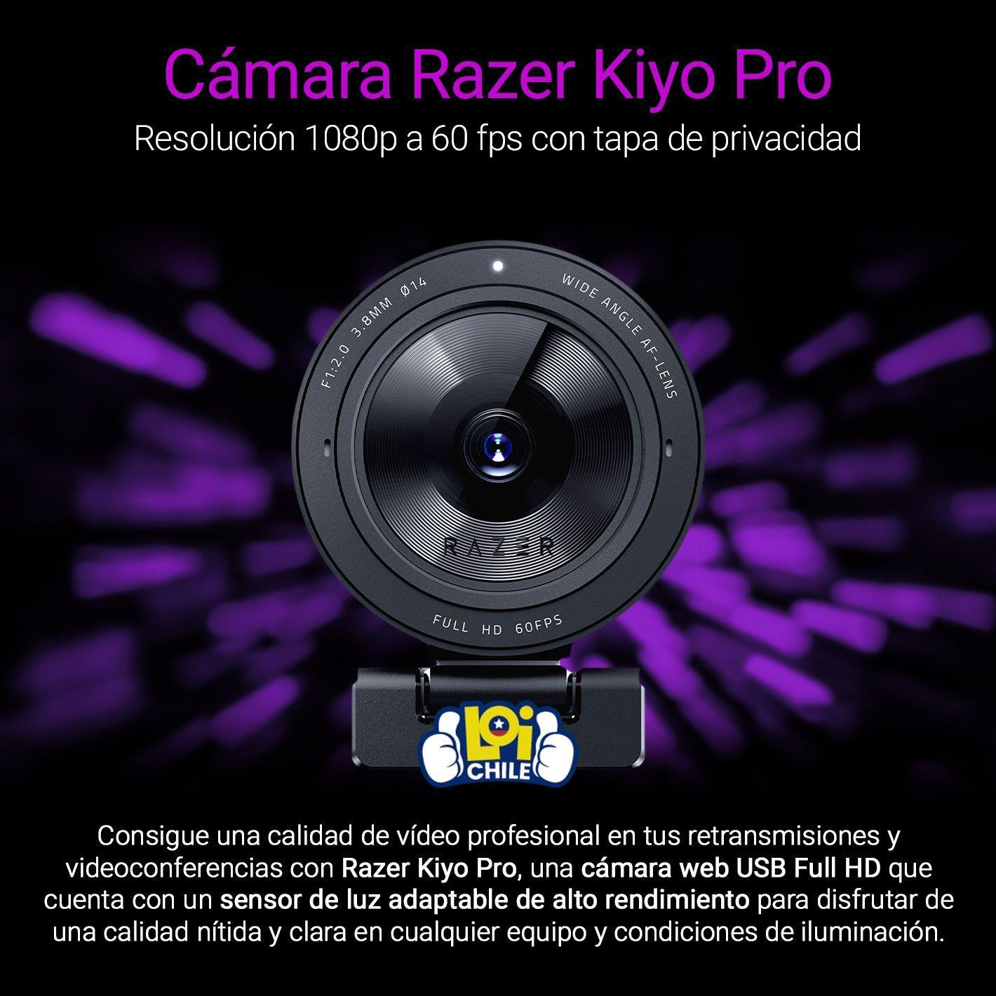 Cámara Webcam Razer Kiyo Pro USB 3.0 FHD 60fps-1