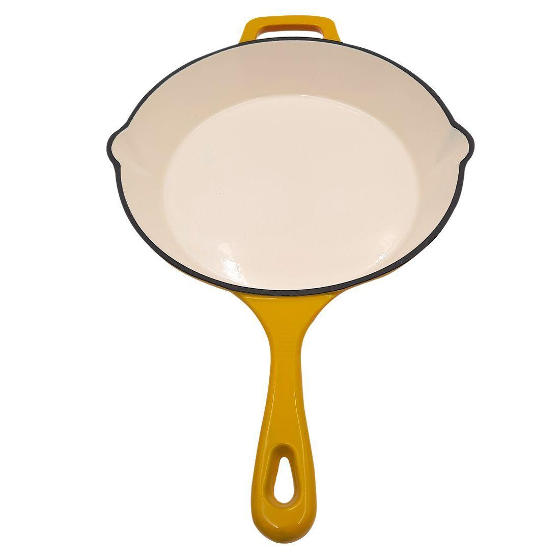 Sartén Redondo Hierro Fundido 26cm Keep Antiadherente Cocina-0