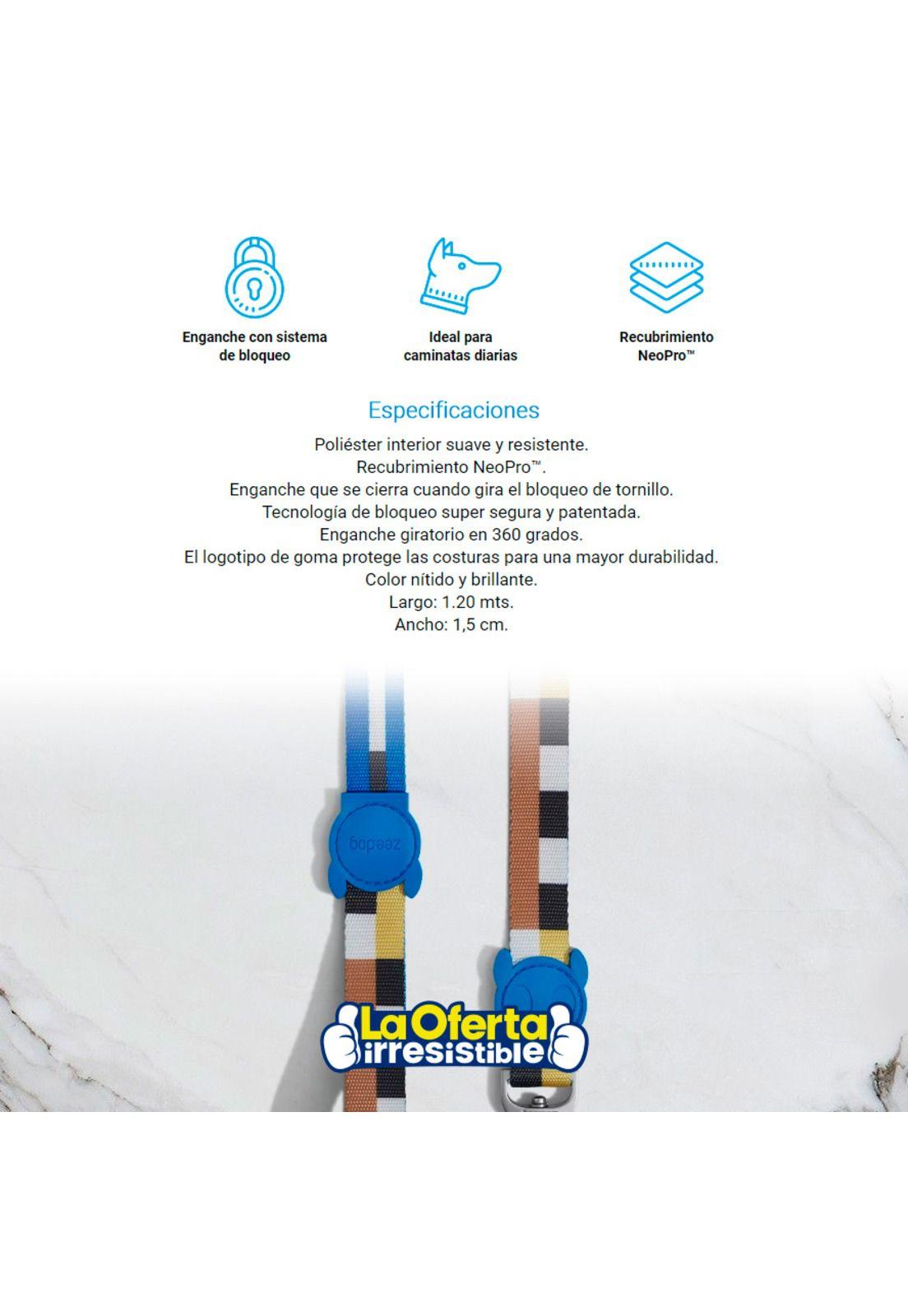 Correa Para Perro Zedoog Blocks Small-2