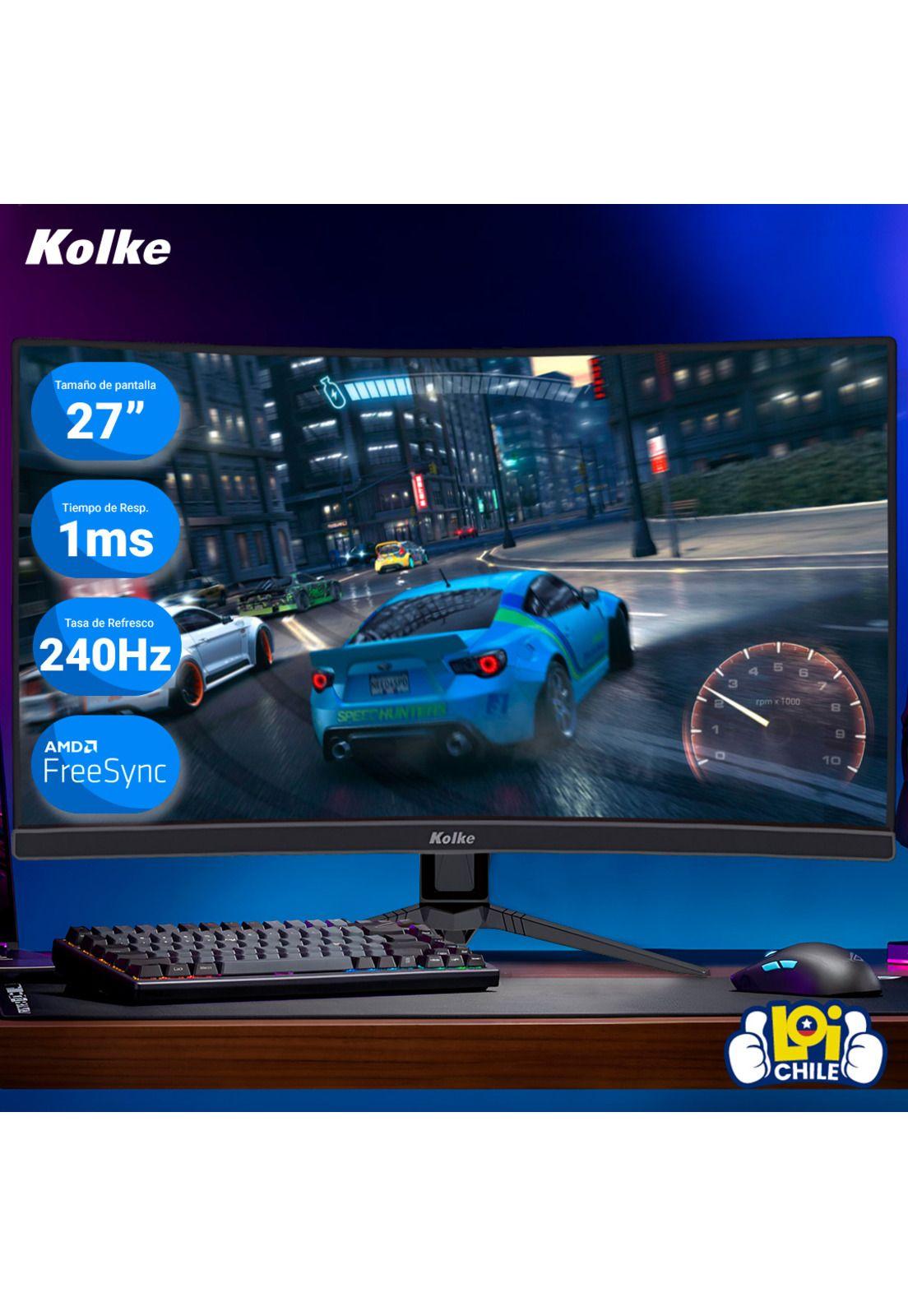 Monitor Gamer Curvo Kolke 27" Led KES-651-3