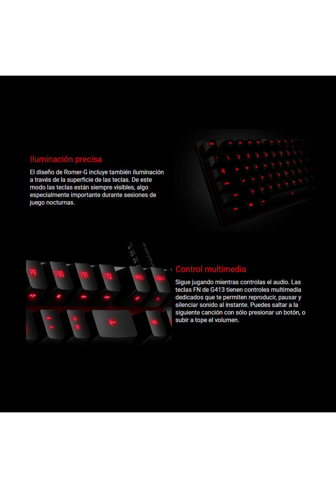 Teclado Gamer Mecanico Logitech G413 Carbon-3