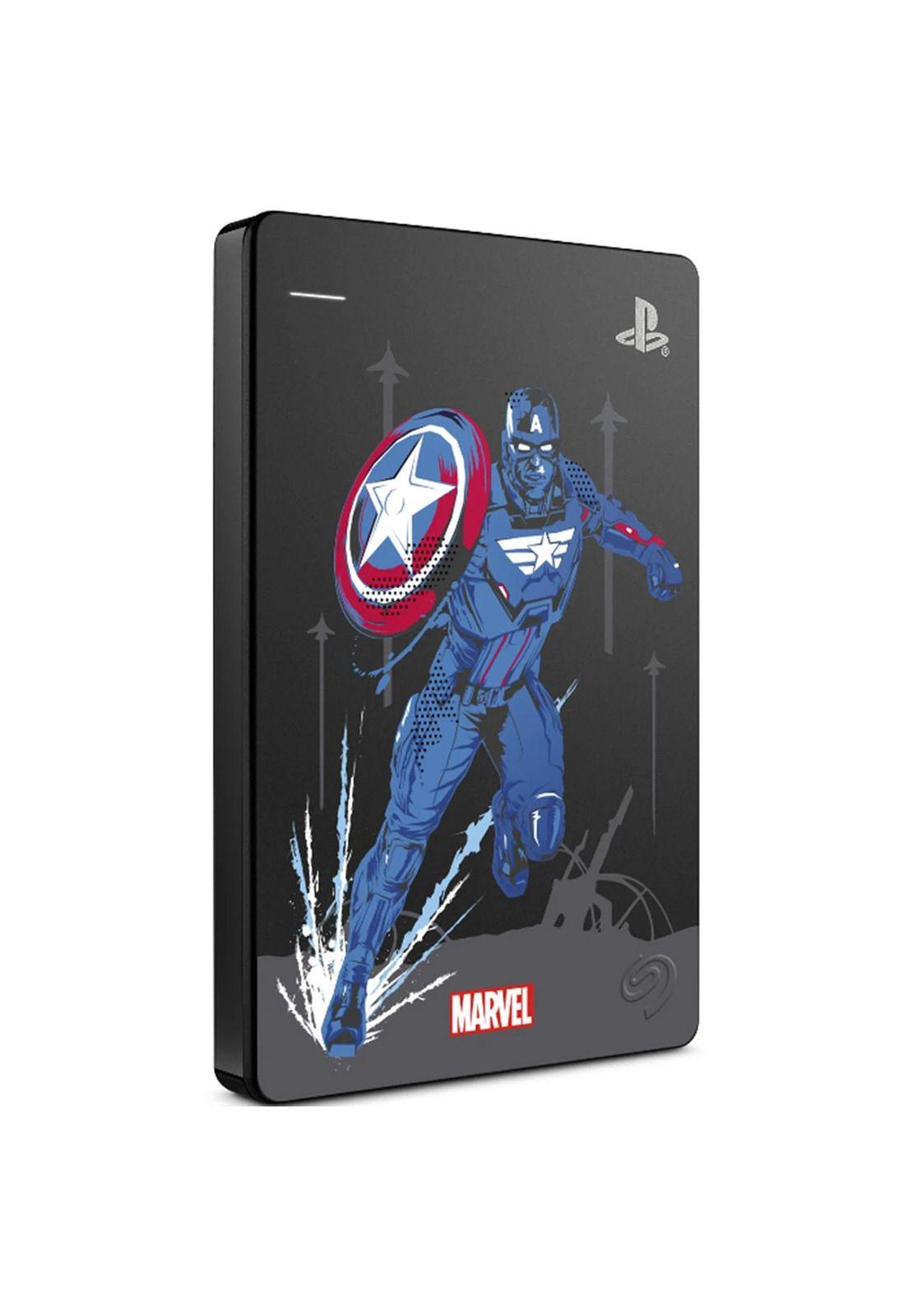 Disco Duro Externo Seagate Marvel Capitan America Ps4 2Tb 2.5' Usb 3.1-5