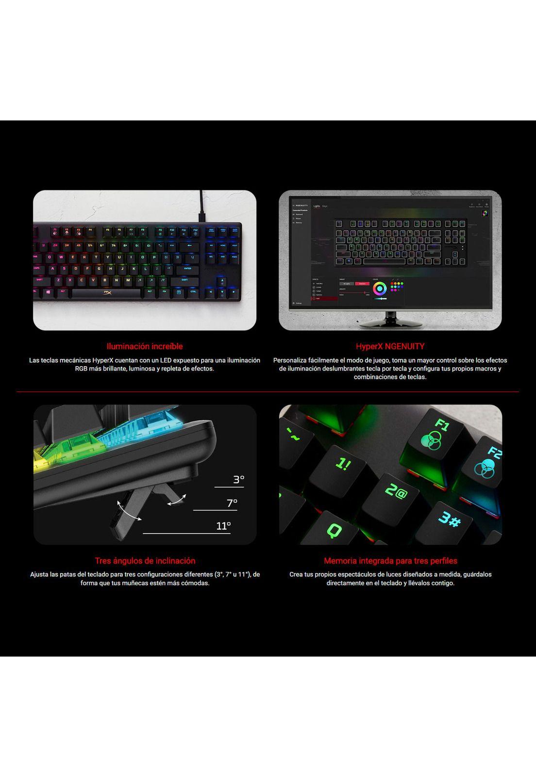 Teclado Gamer Mecanico HyperX Alloy Origins Core-3