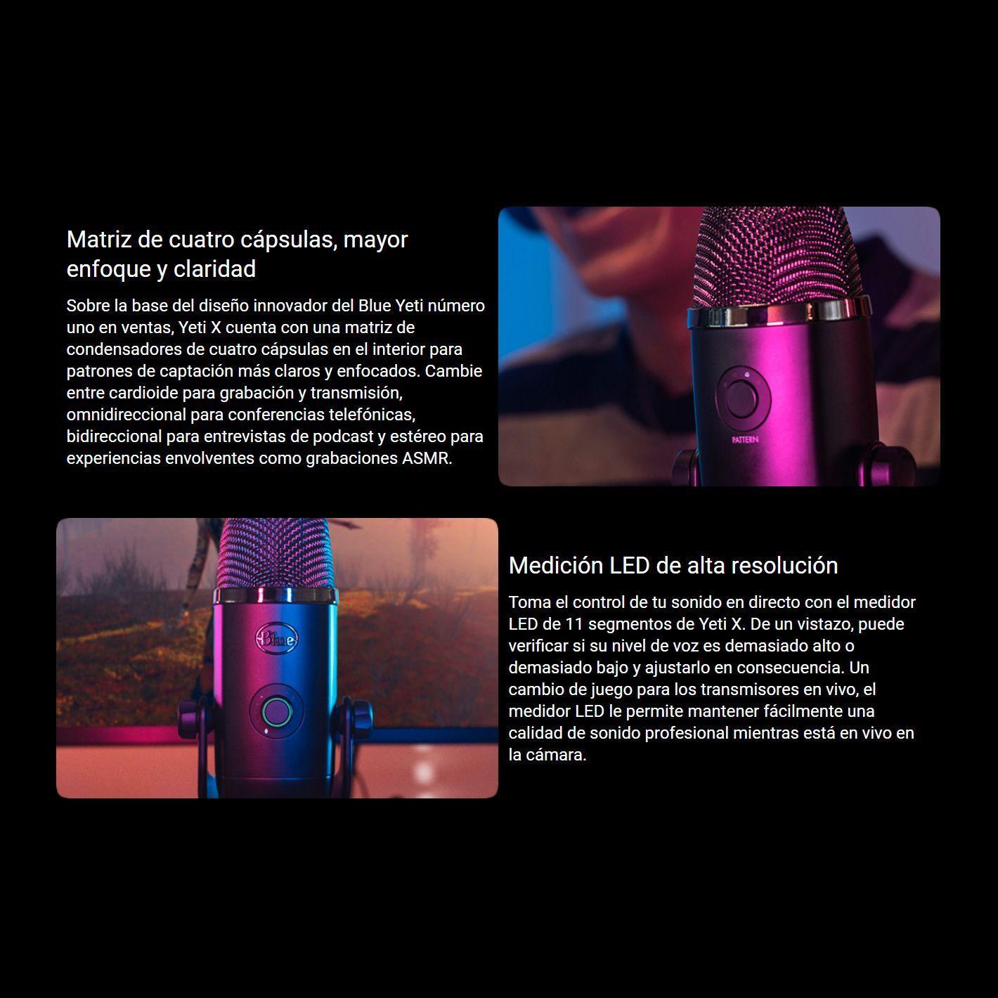 Micrófono Profesional Blue Yeti X-3