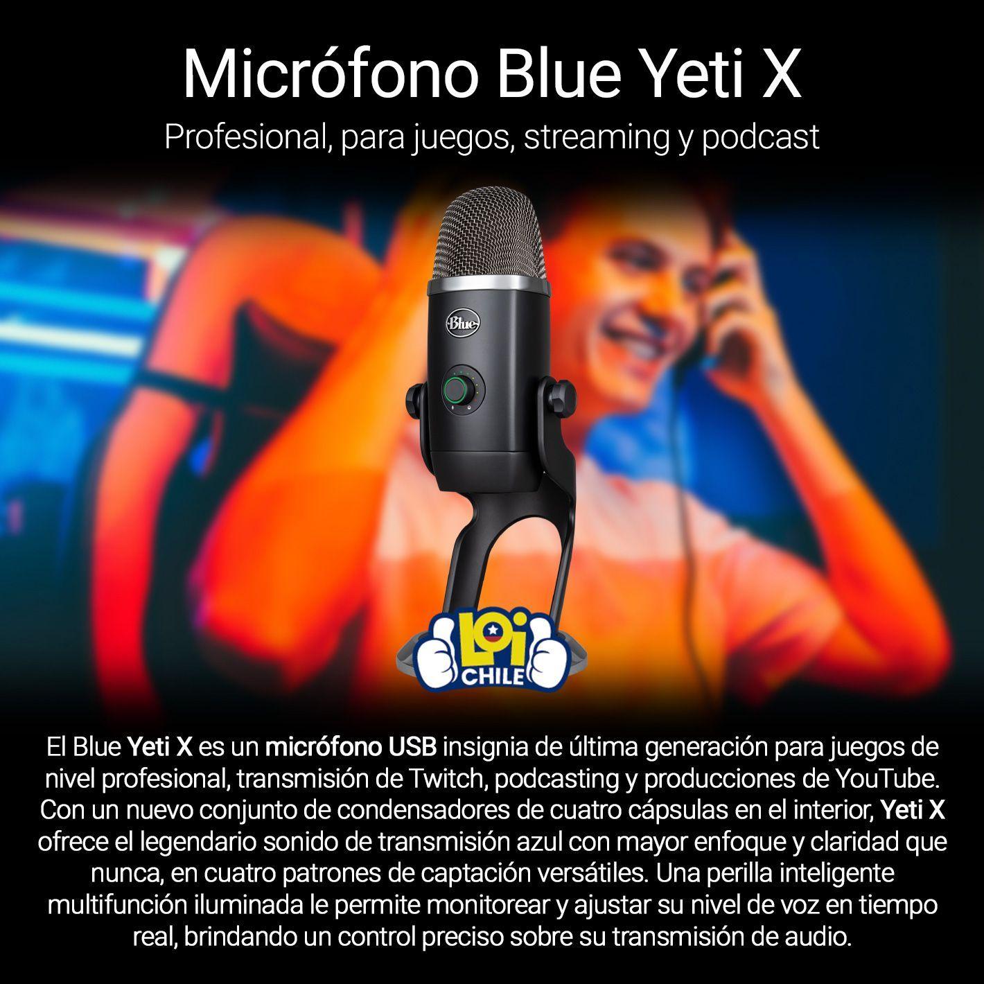 Micrófono Profesional Blue Yeti X-1