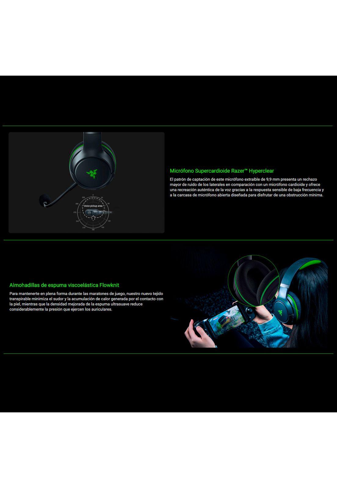 Audifonos Inalambricos Gamer Razer Kaira Pro Para Xbox-3