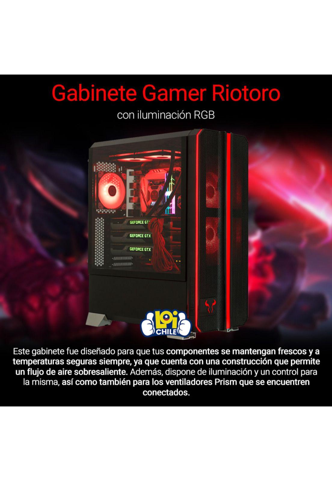 Gabinete Gamer Riotoro CR1288 Full Tower RGB-1